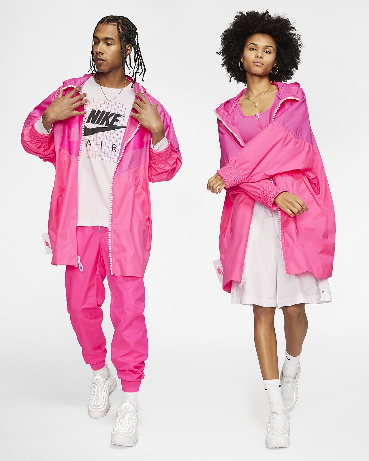 pink nike coat