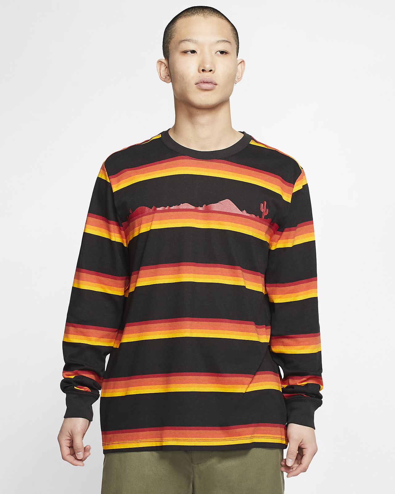 nike sb striped long sleeve