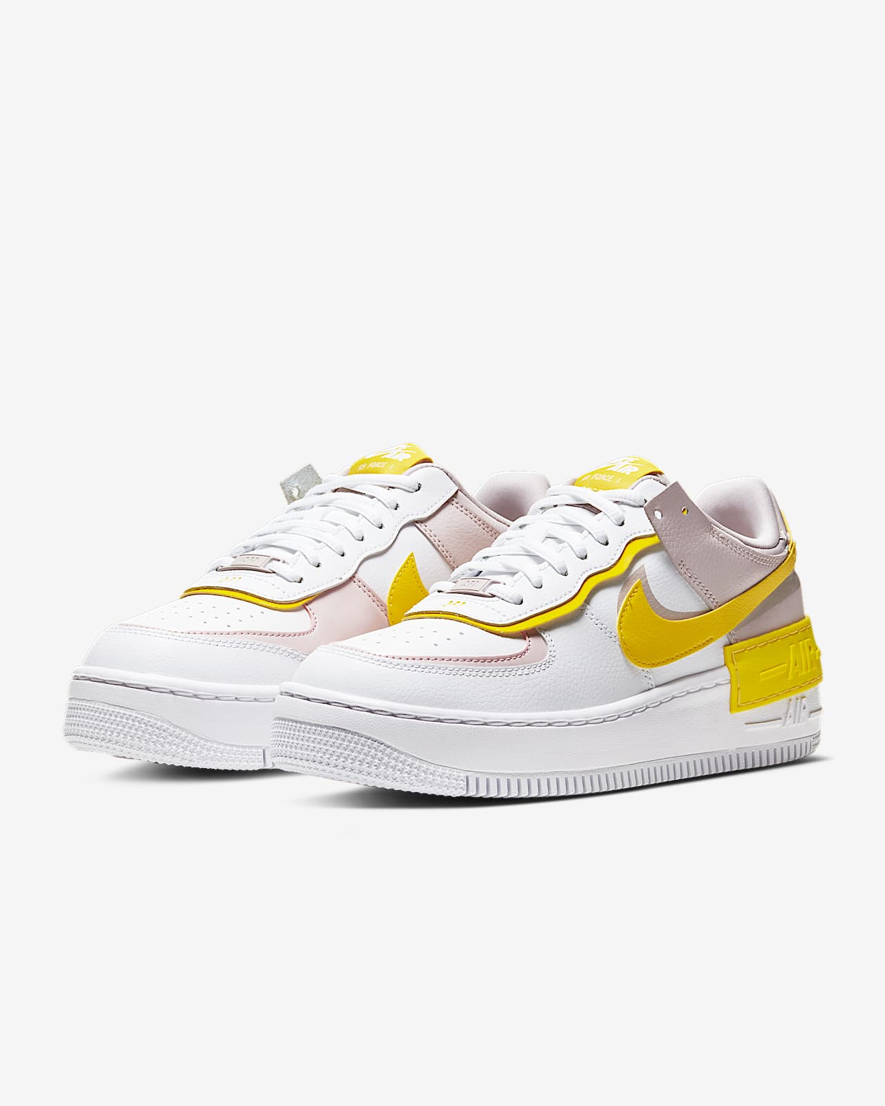 nike air force 1 yellow check