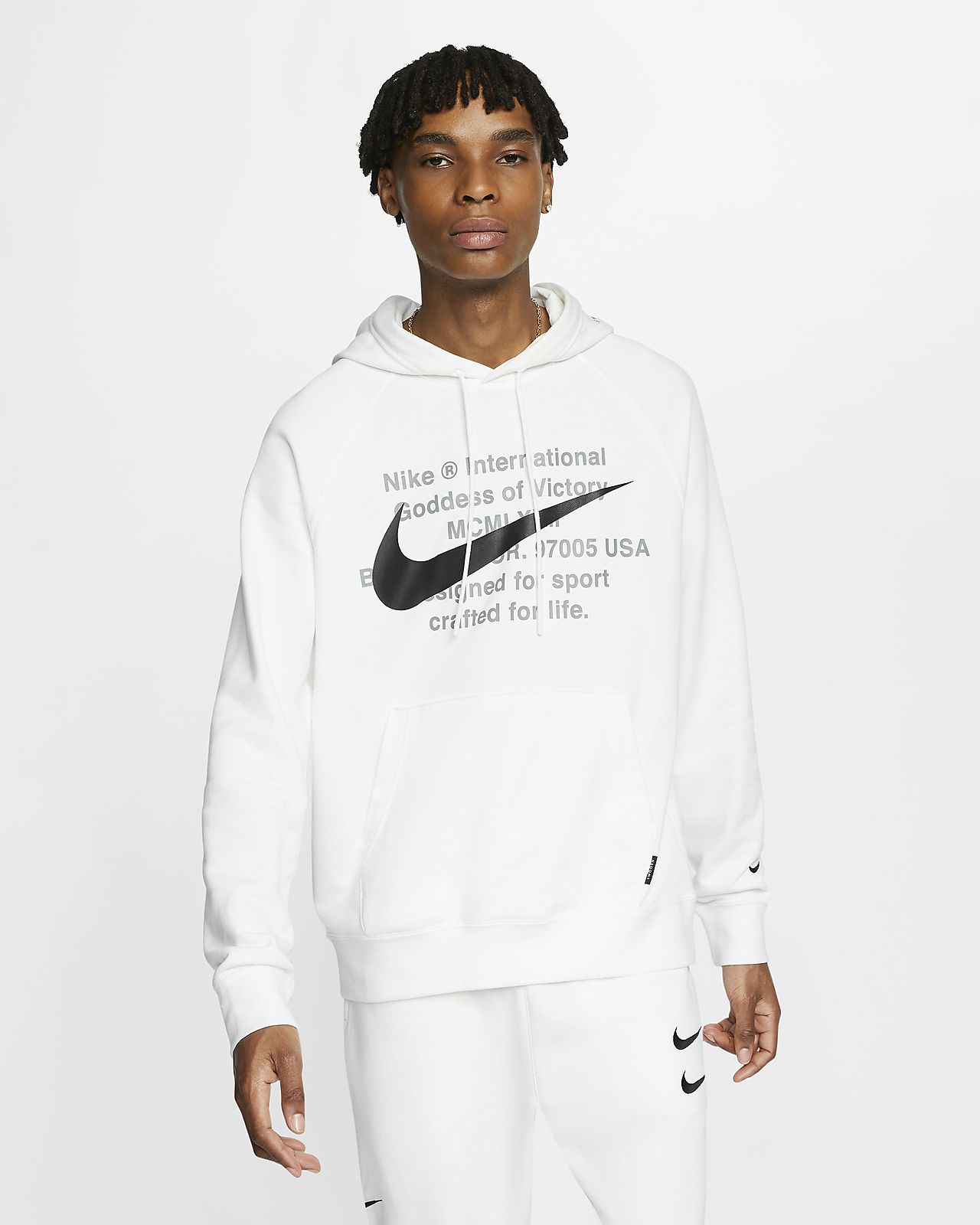 men's french terry pullover hoodie