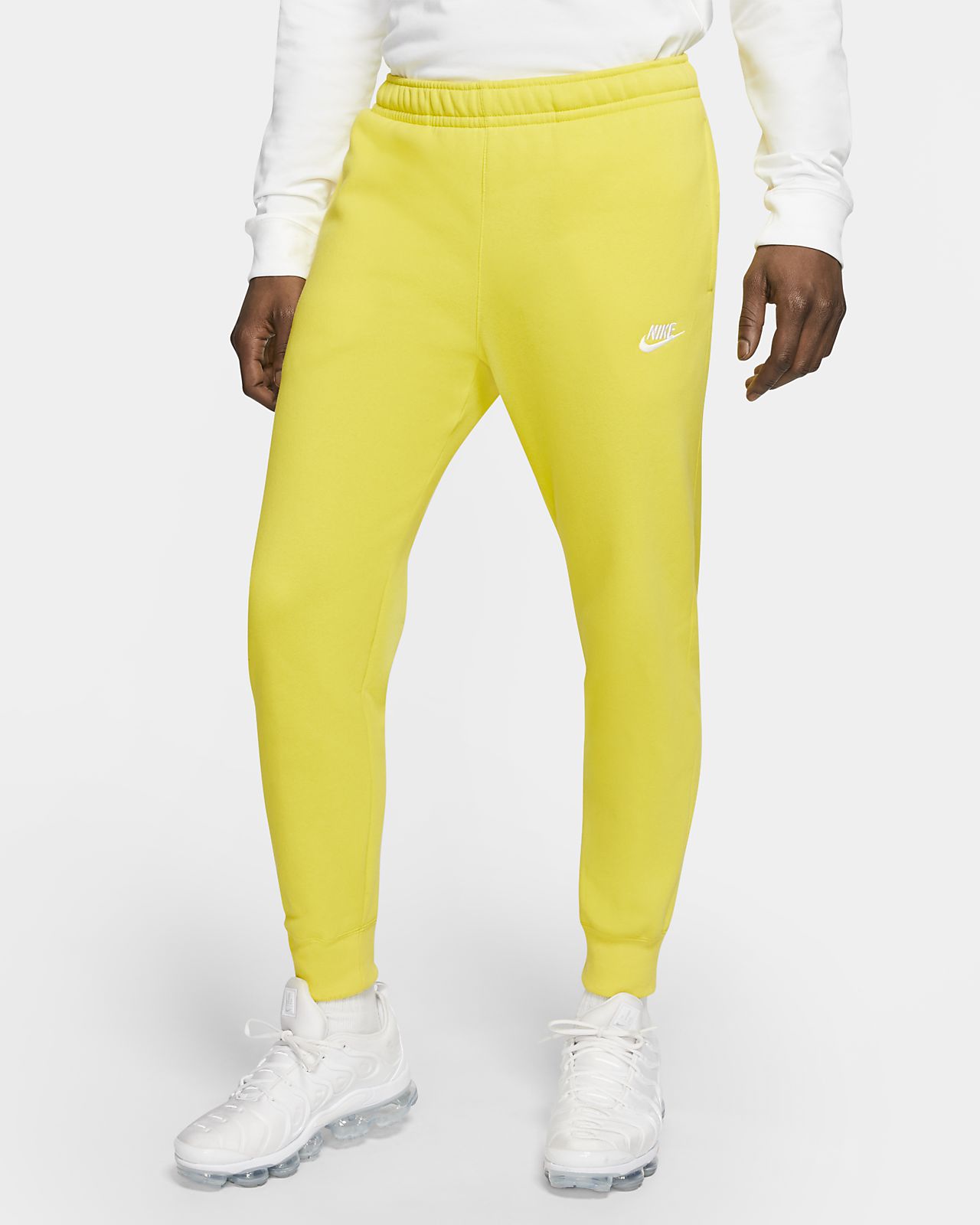 nike joggers yellow