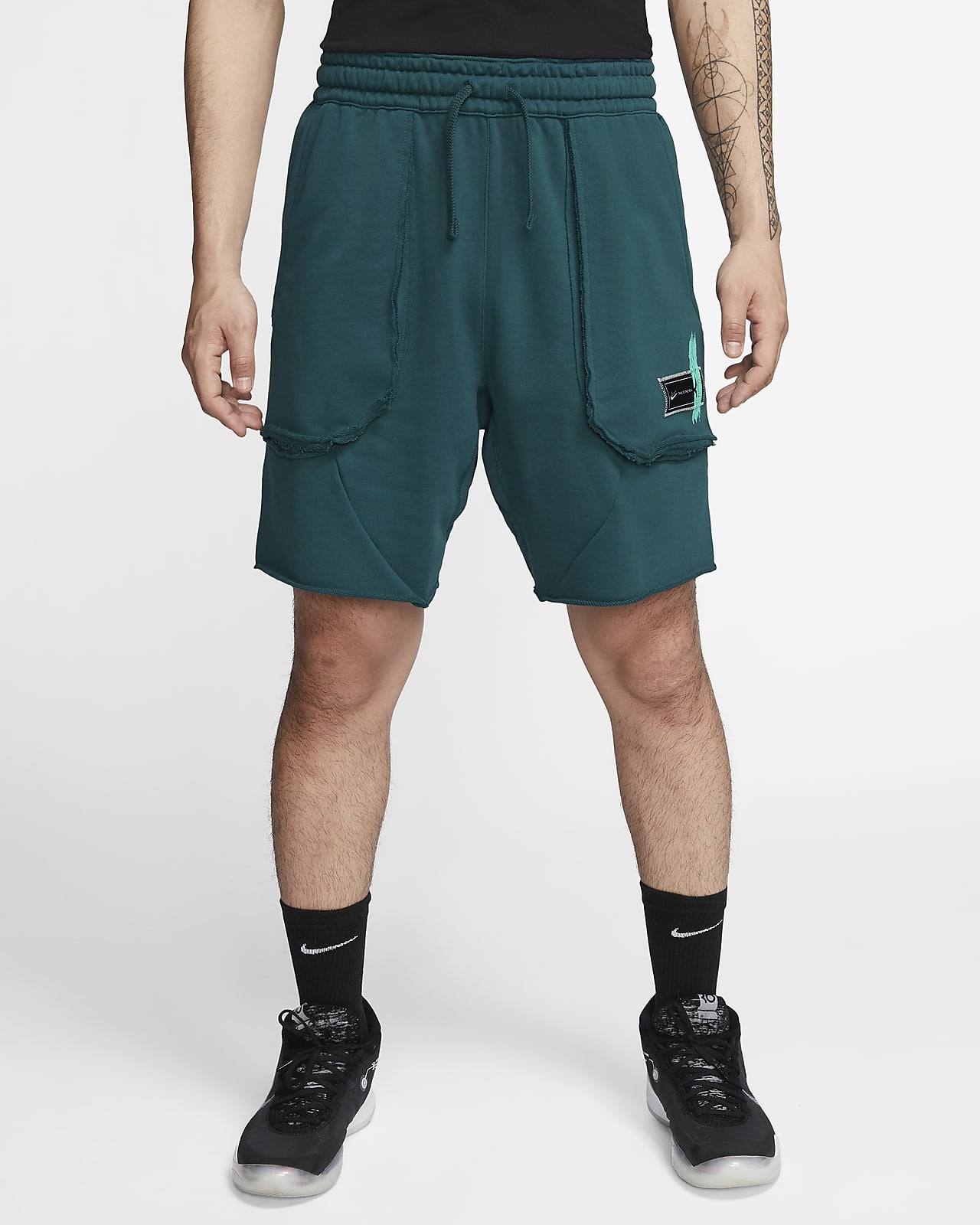 กางเกงบาสเก็ตบอลขาสั้นผ้าฟลีซผู้ชาย Nike Dri-FIT KD