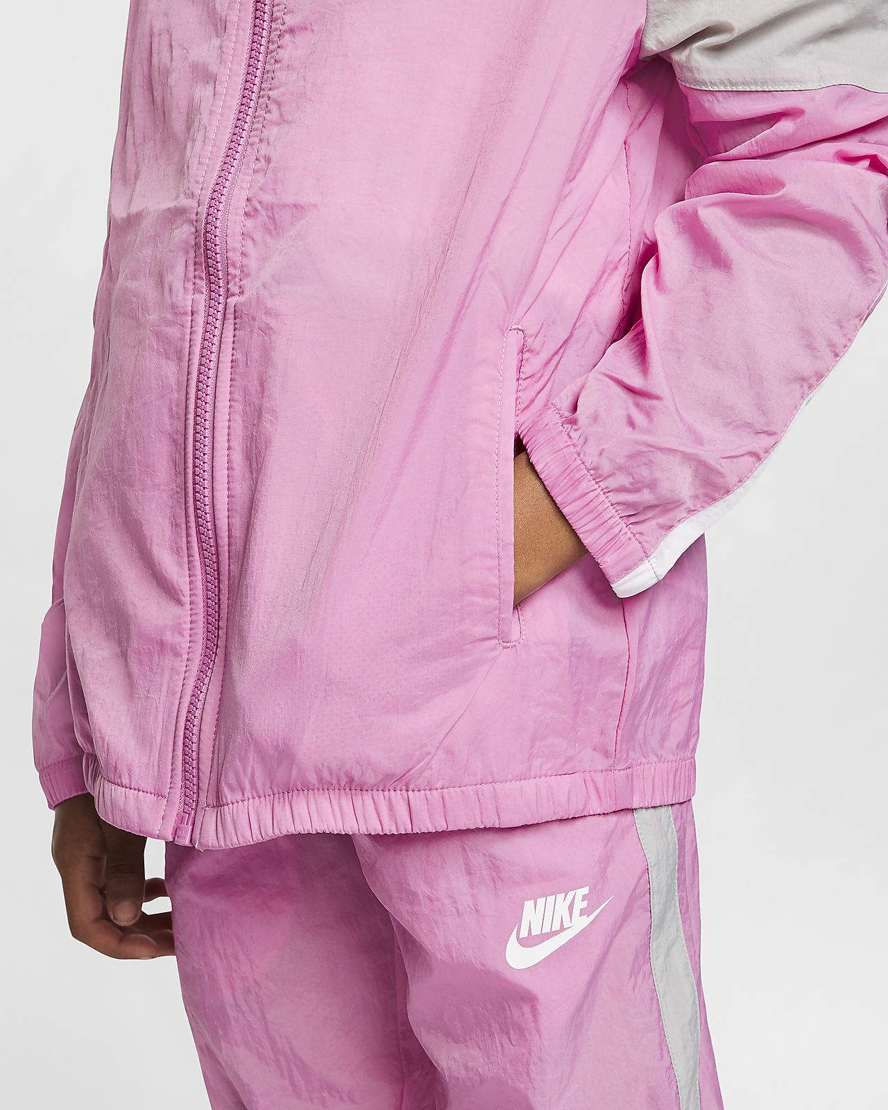 lilac nike tracksuit