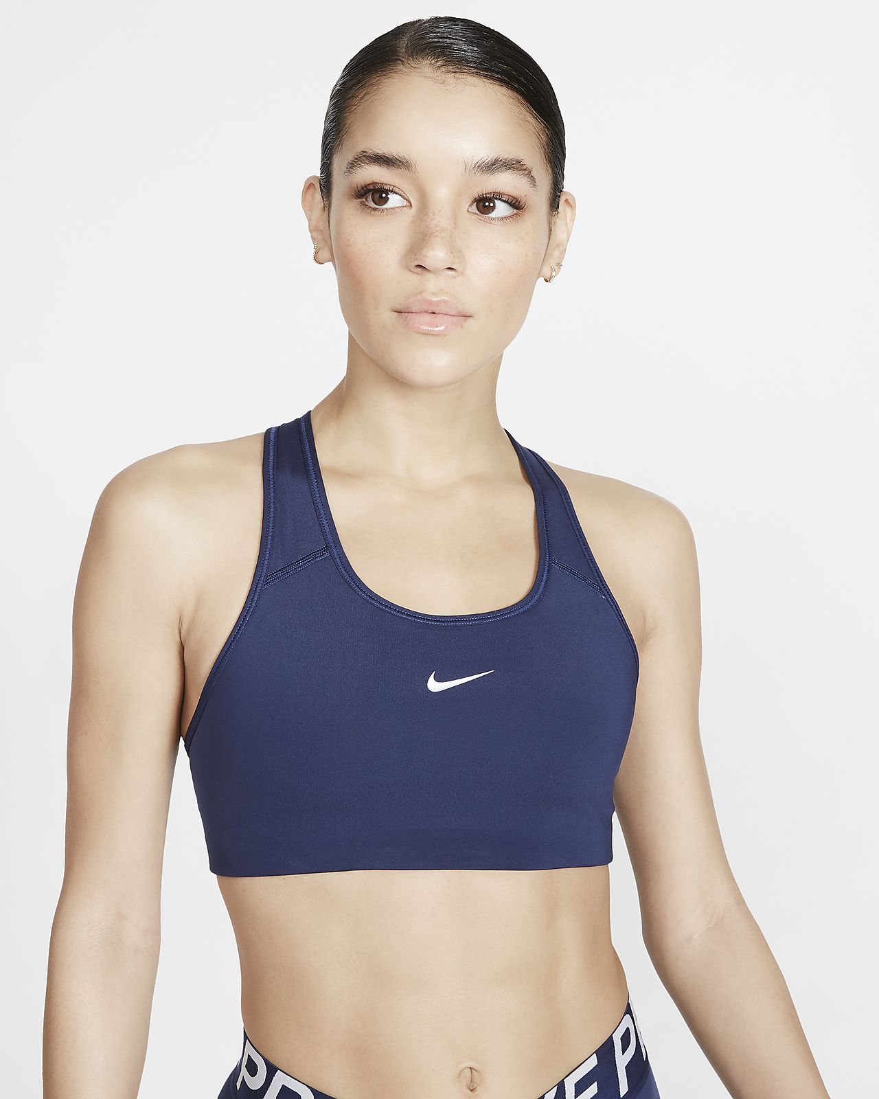 Nike Swoosh Women's Medium-Support 1-Piece Pad Sports Bra. Nike AU