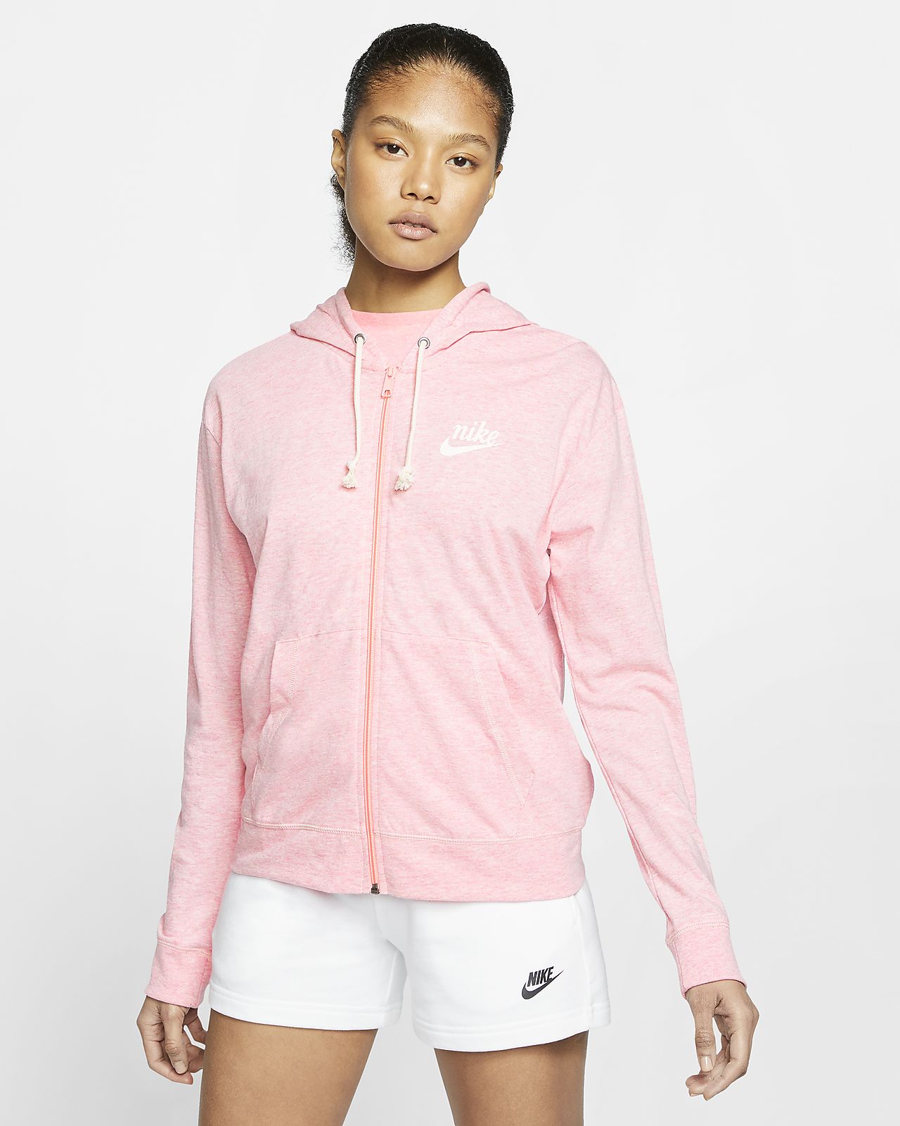 women's nike sportswear gym vintage hoodie