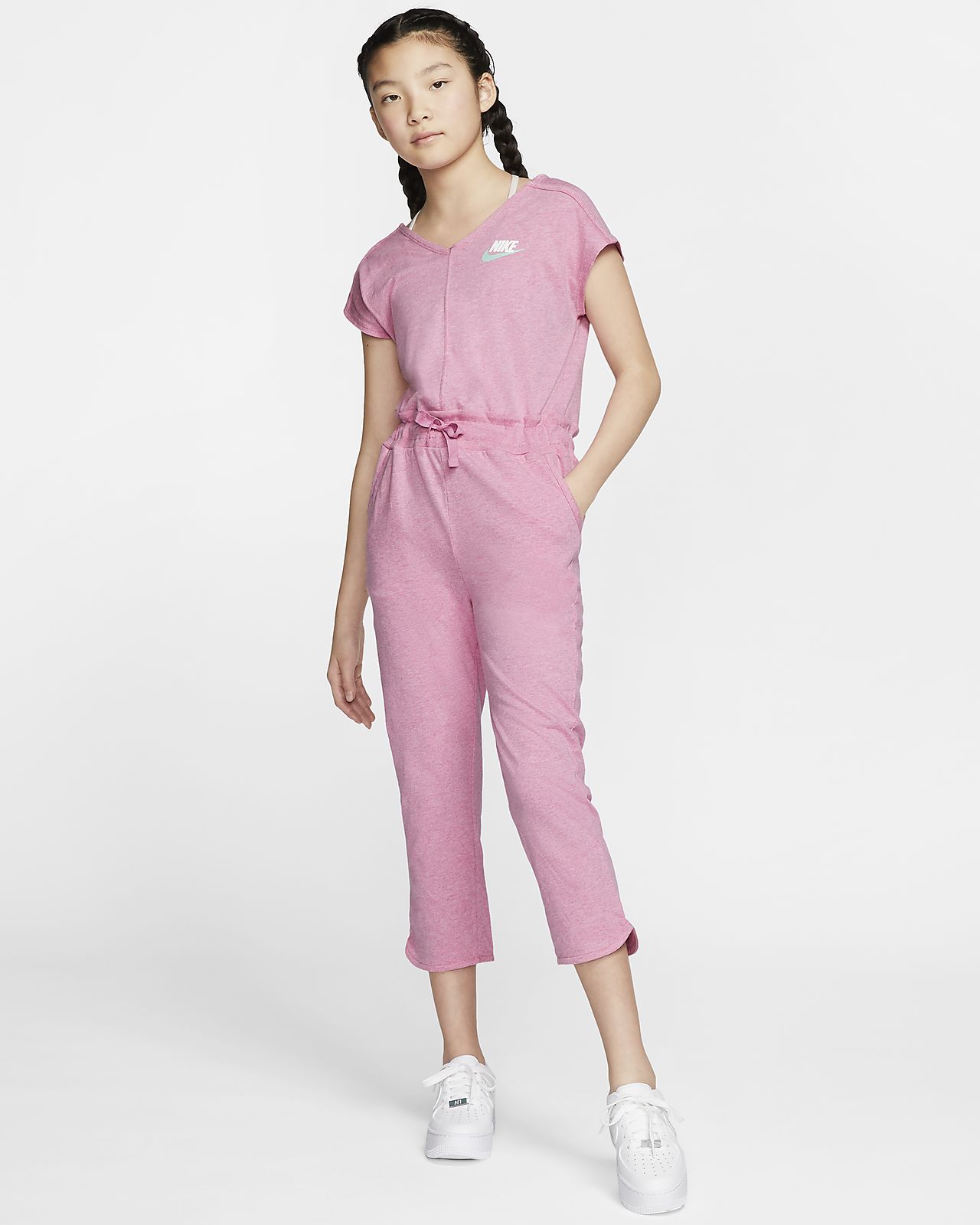 nike french terry romper