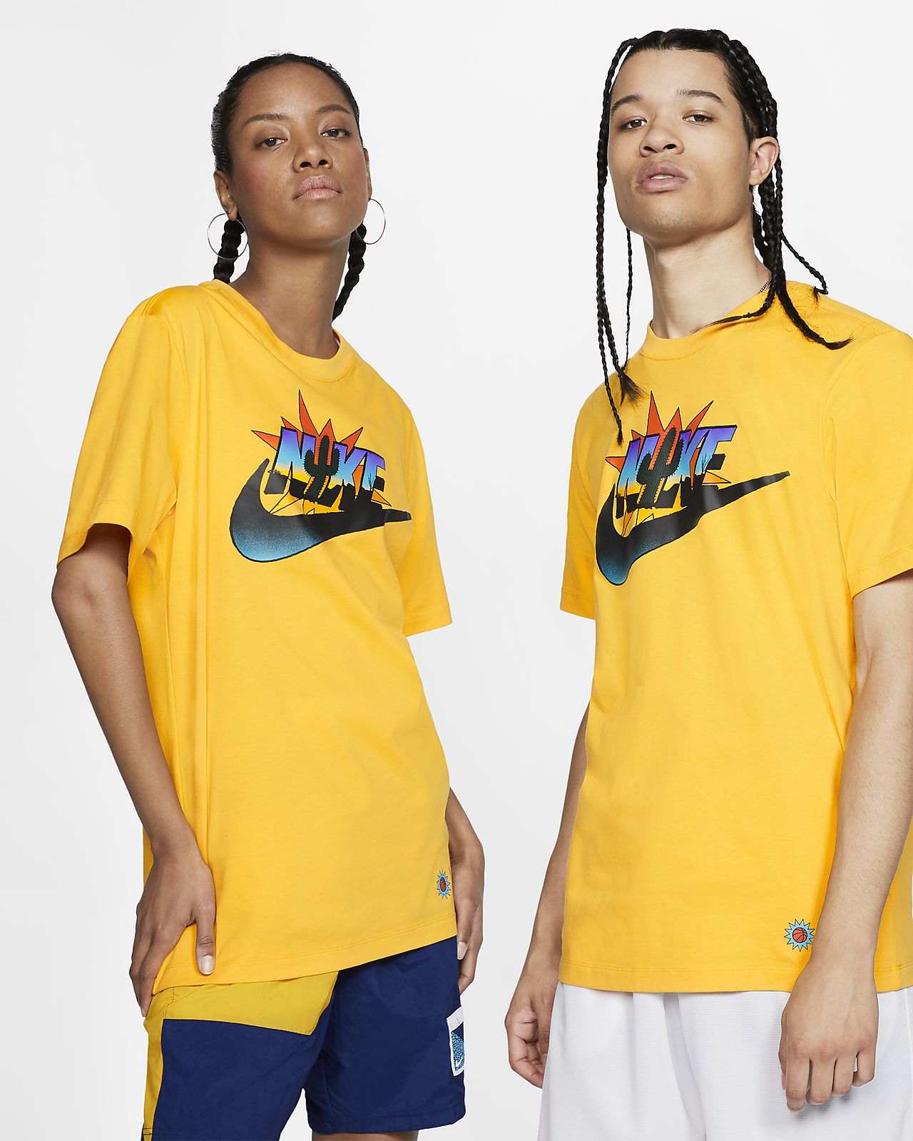 nike t shirt yellow