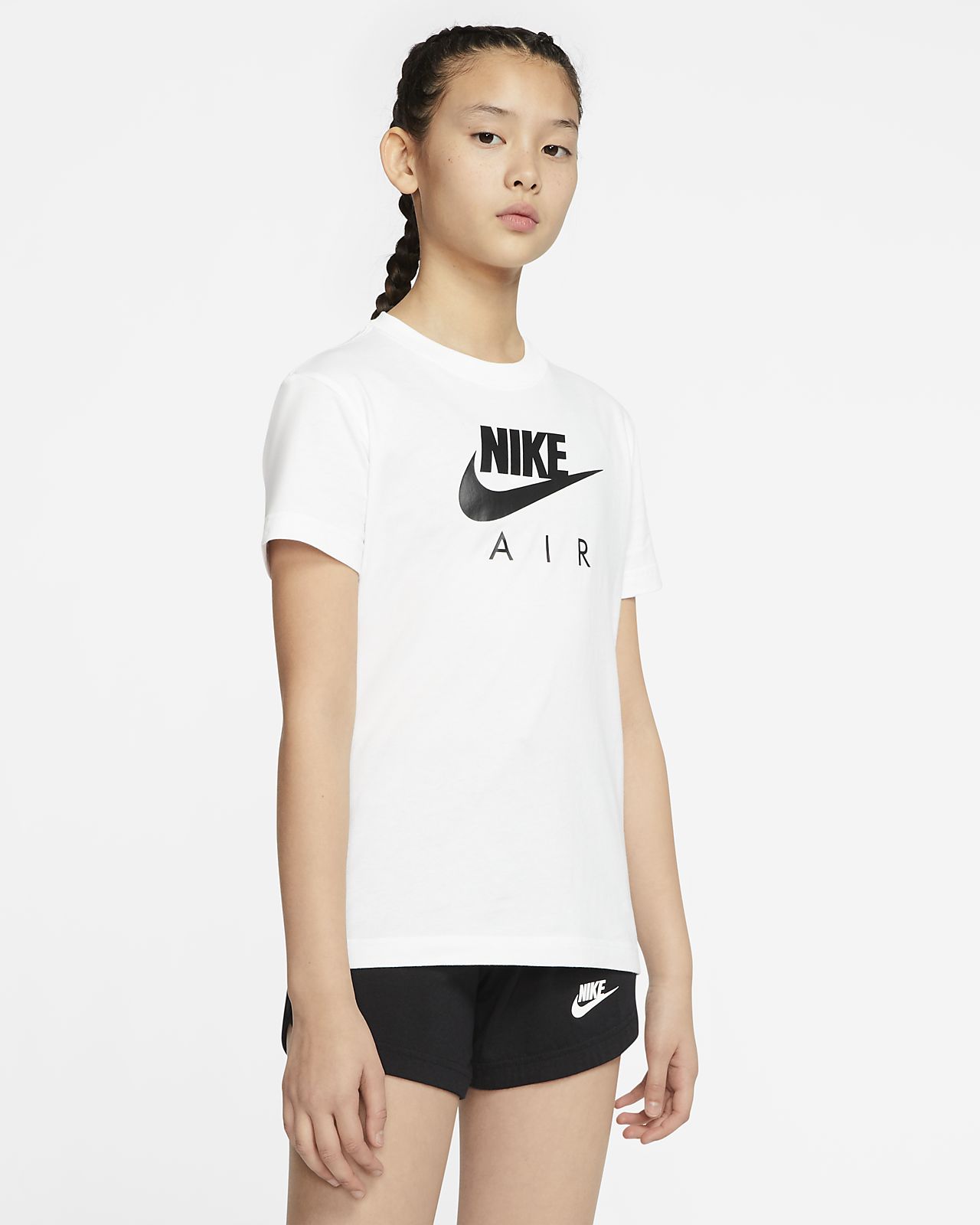 Nike Air Big Kids Girls Cotton T Shirt Nike Com
