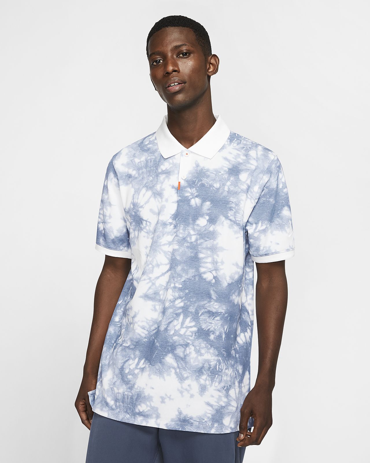 the nike polo tie dye