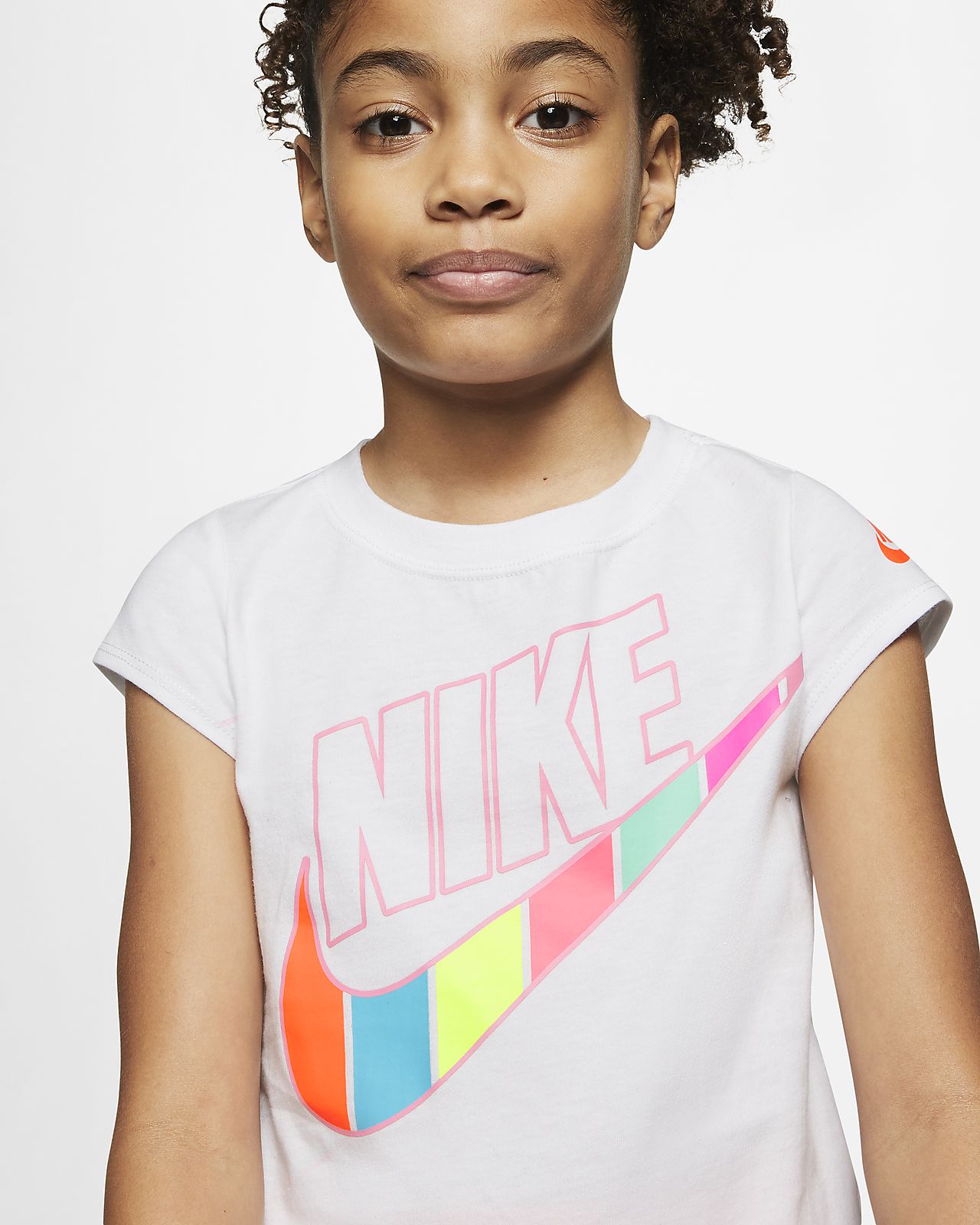 t shirt nike bambino arancione