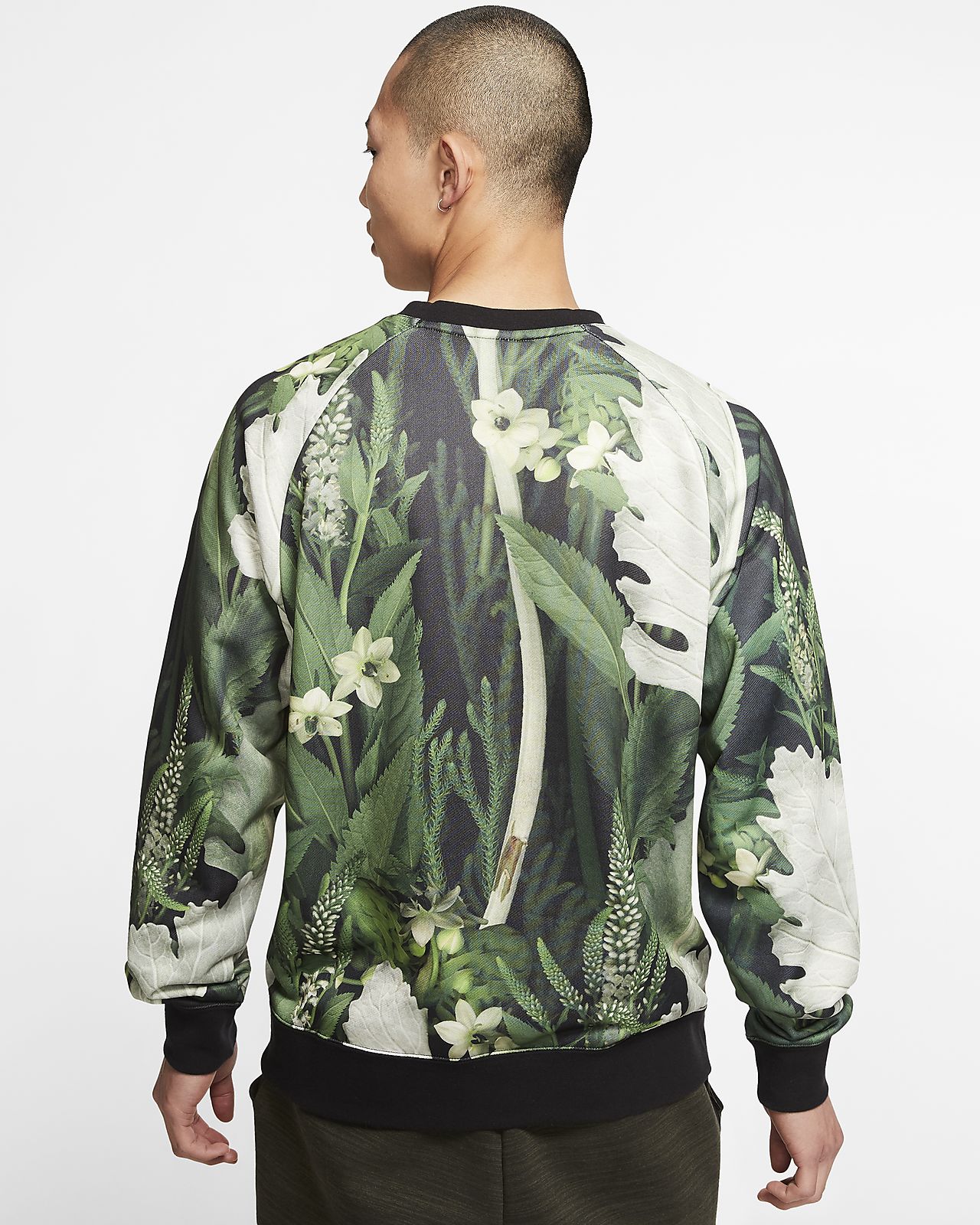 nike floral pullover