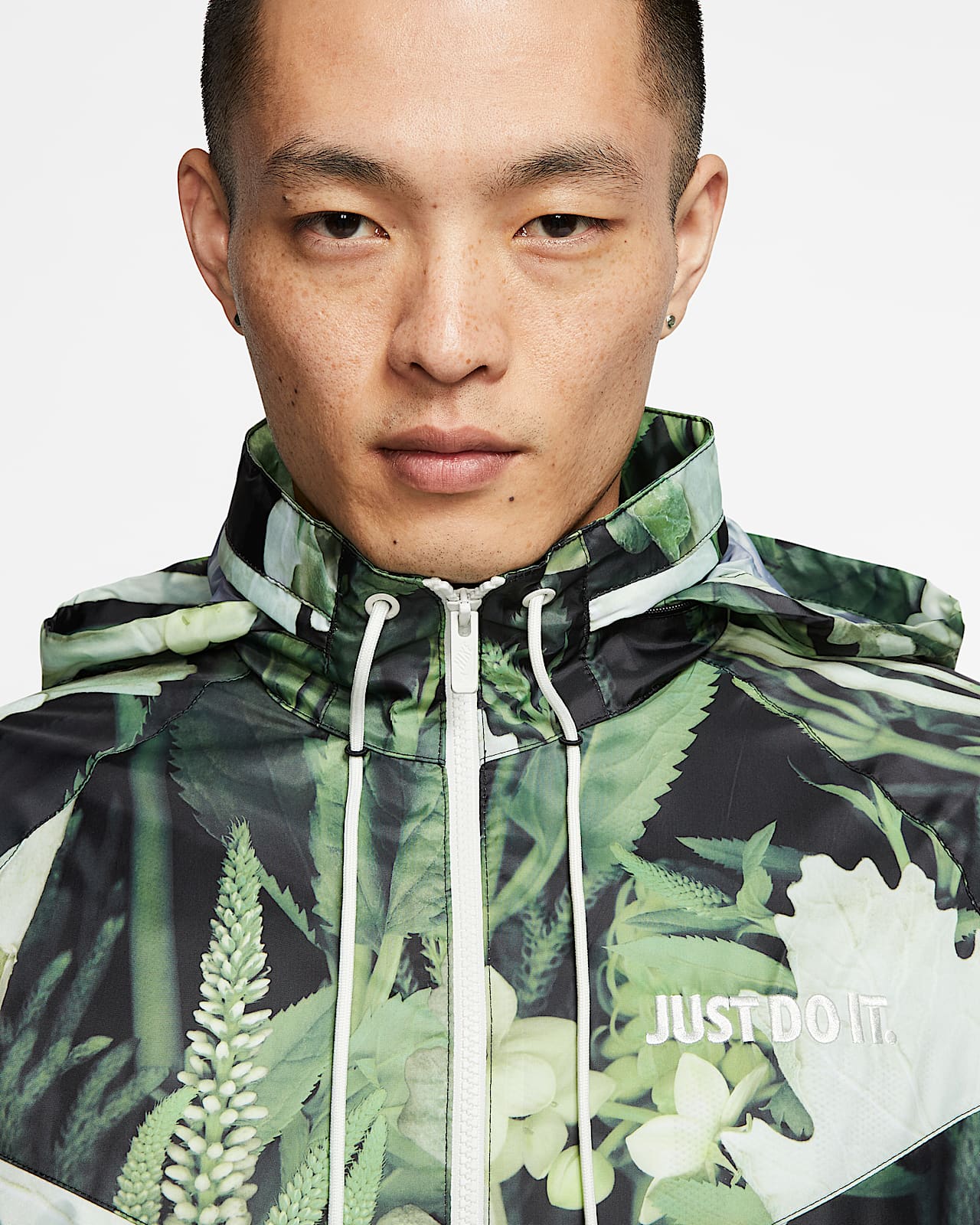 nike floral windrunner jacket