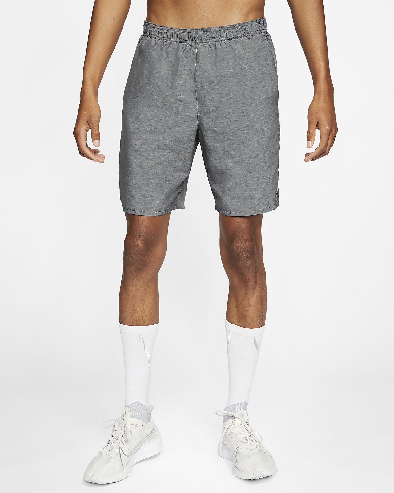 grey nike running shorts