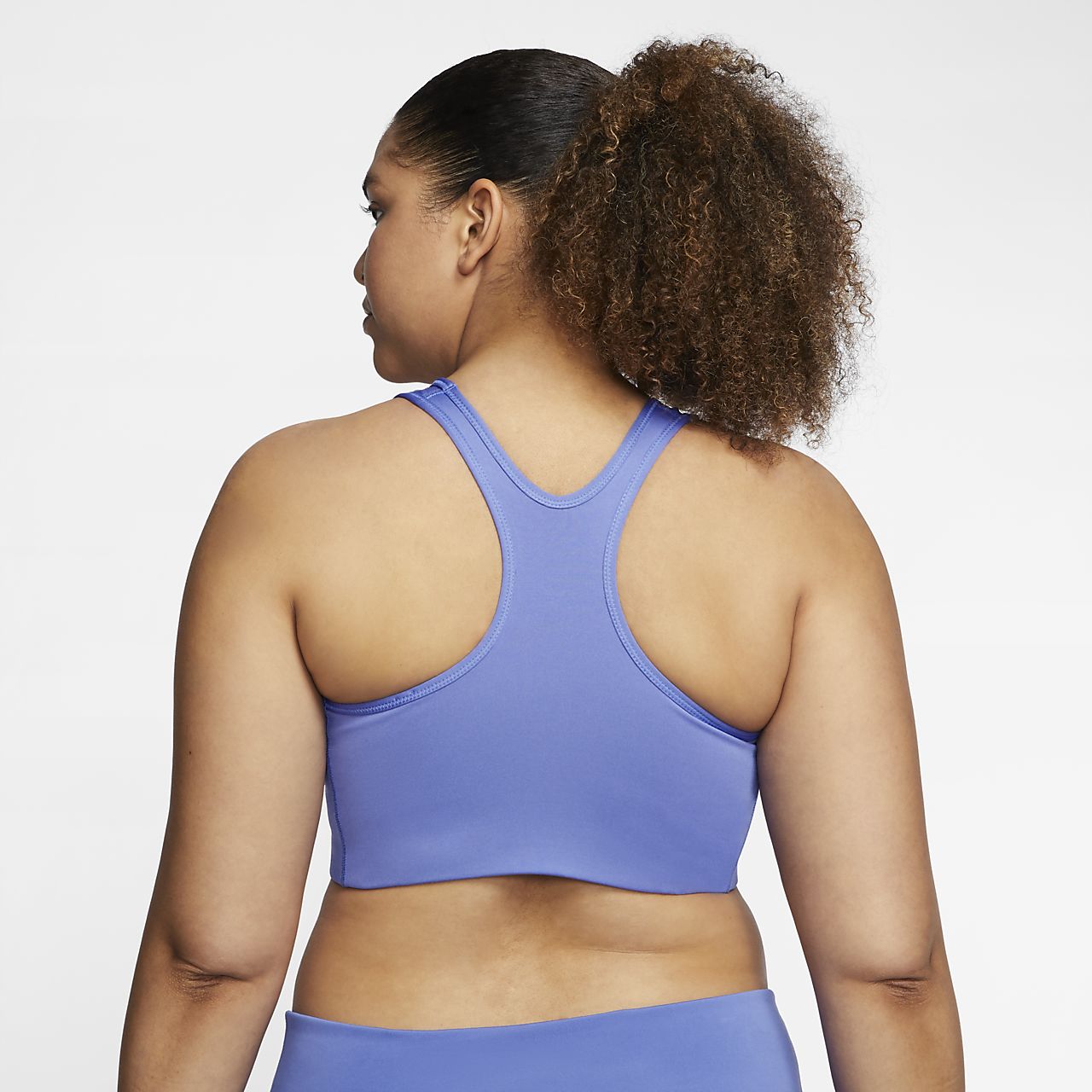 plus size longline sports bra