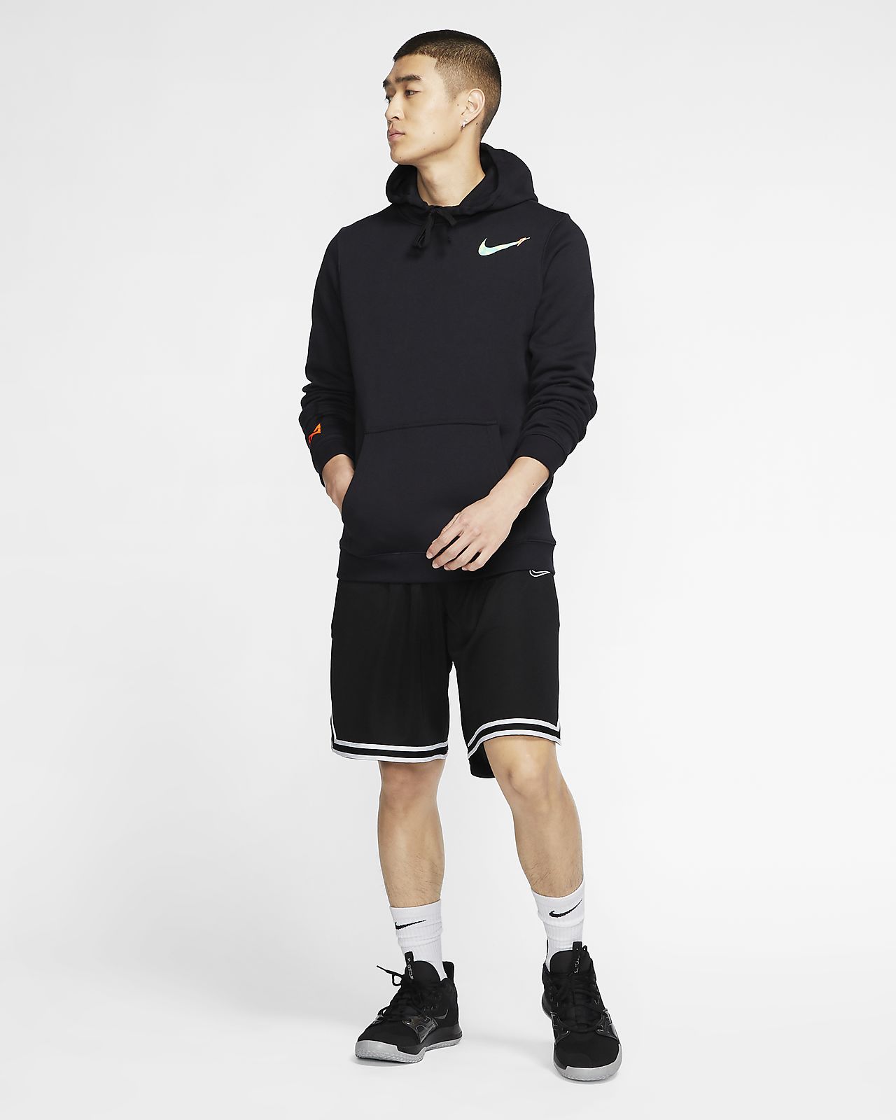 nike basketball pullover