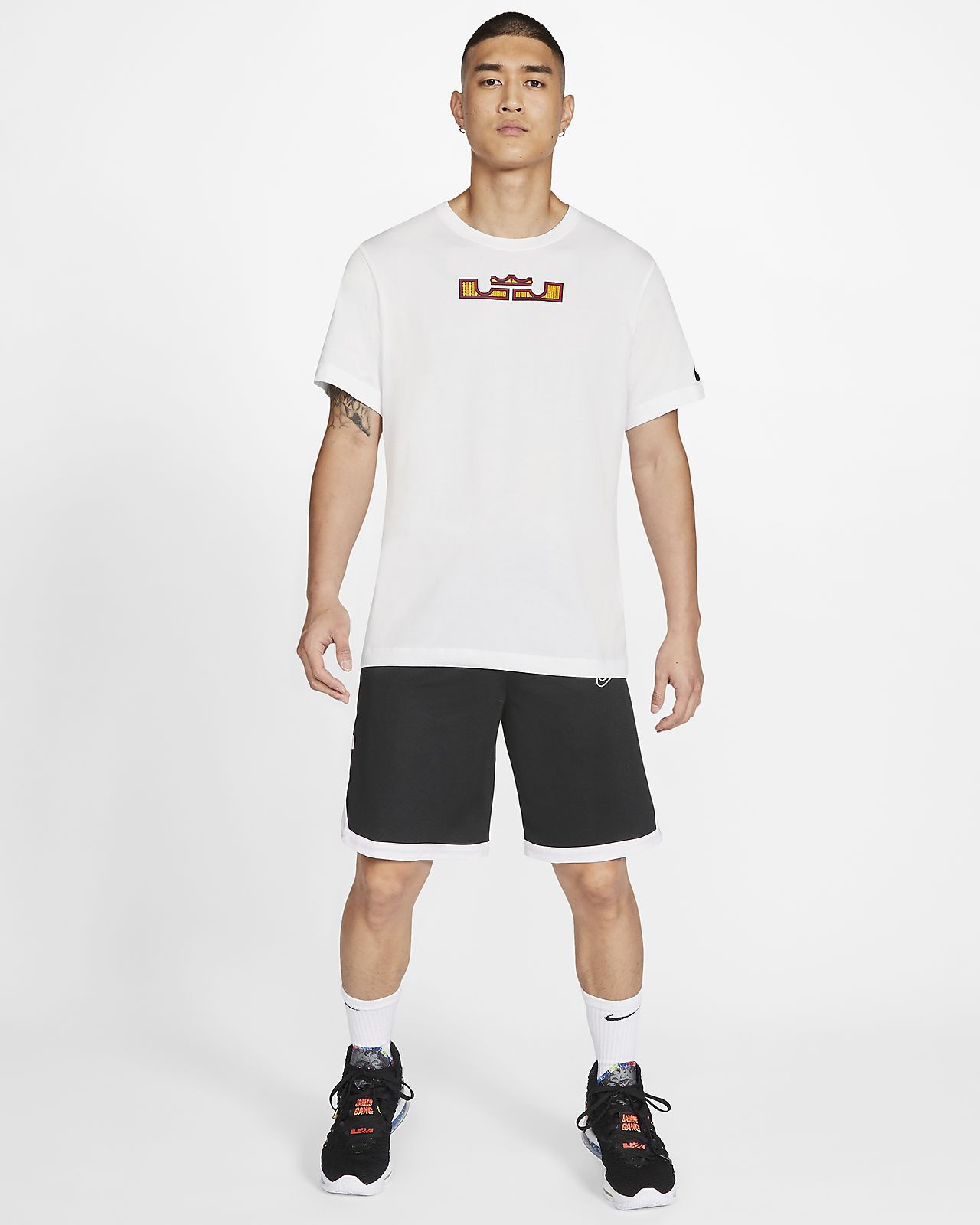 lebron logo t shirt