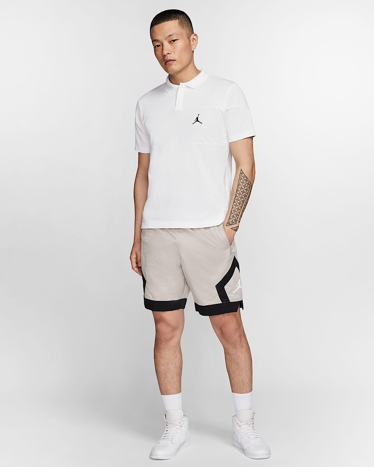 jumpman golf polo
