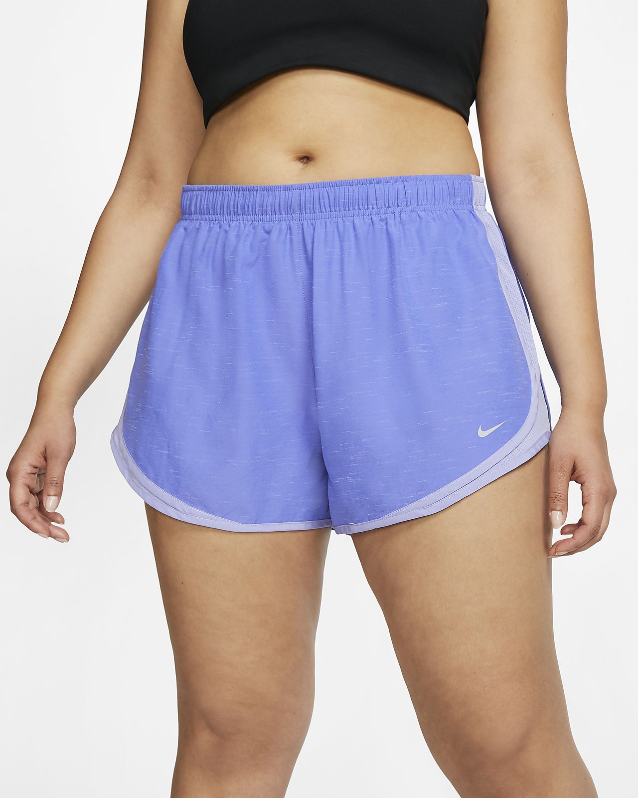 nike women's dry tempo plus size shorts