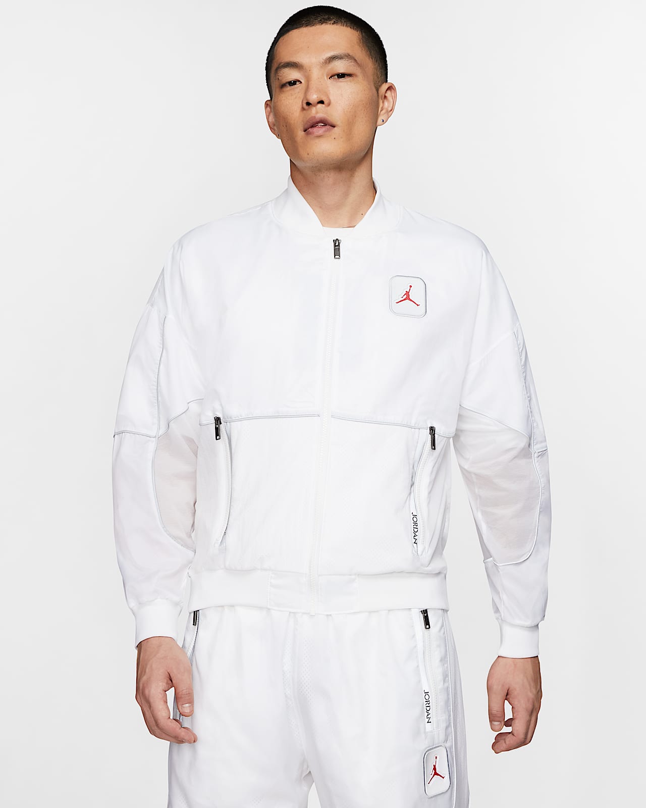 air jordan jacket white