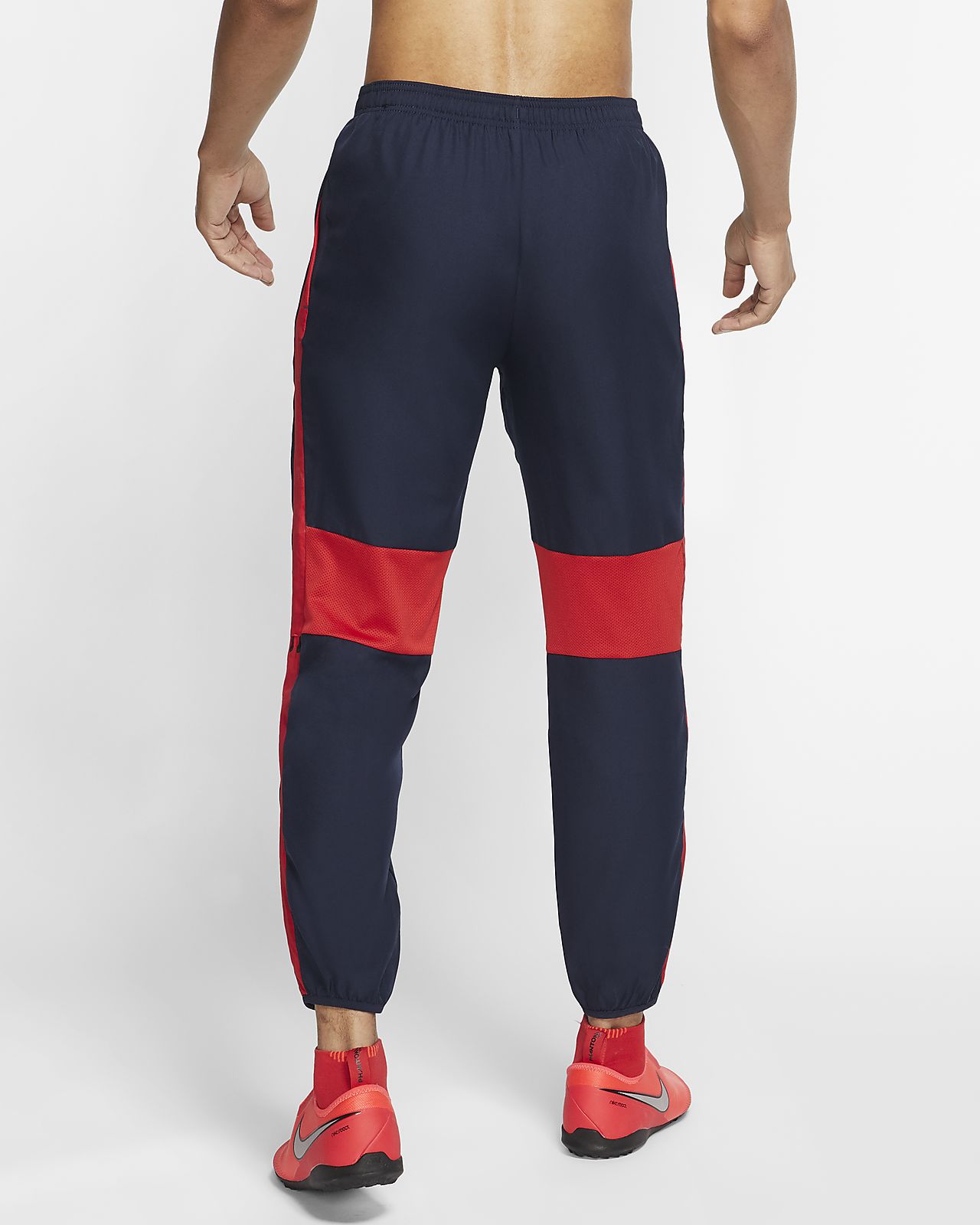 red nike football pants