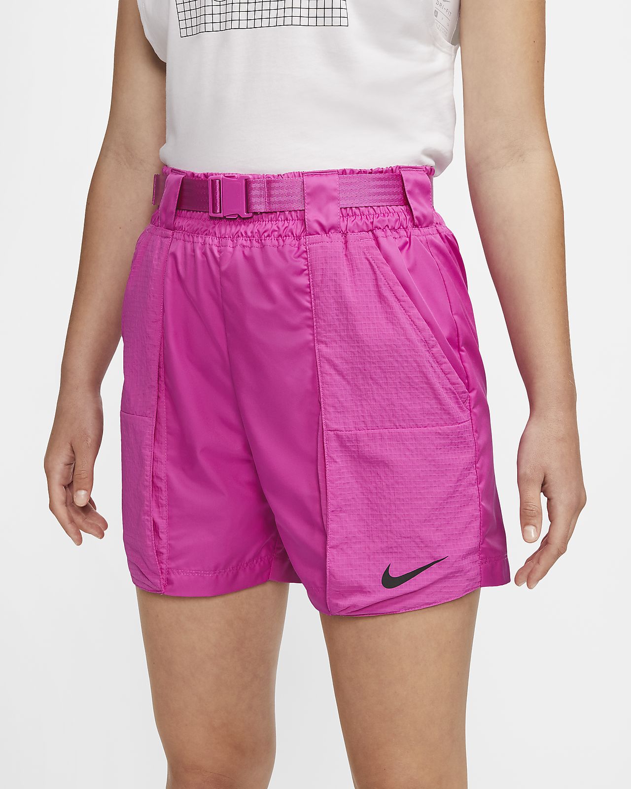 nike swoosh woven shorts