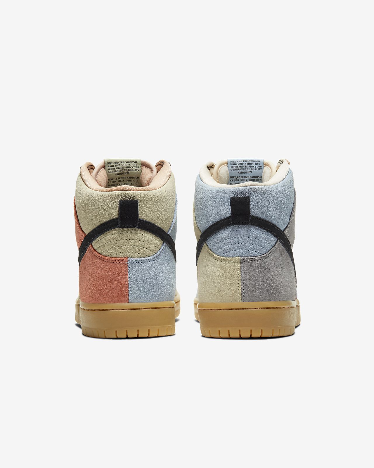 nike dunk high mujer beige