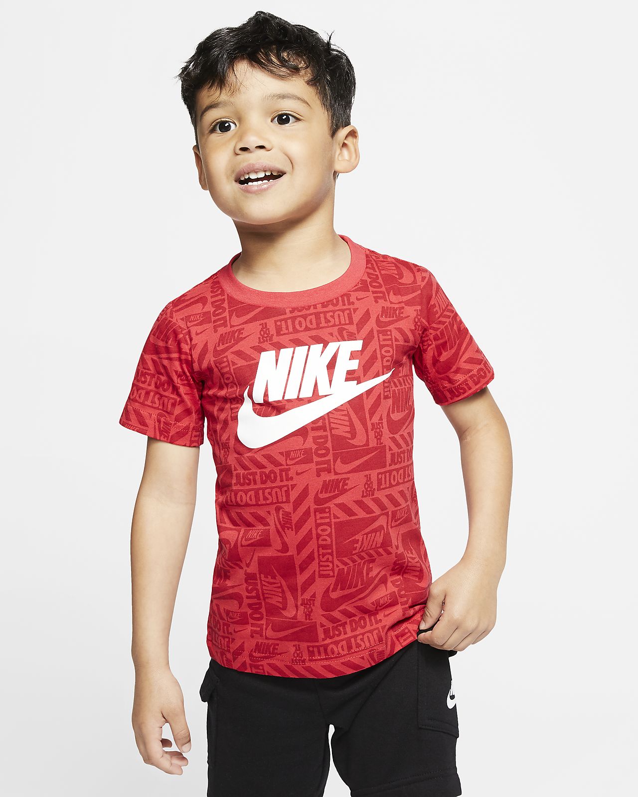 red nike toddler shirt