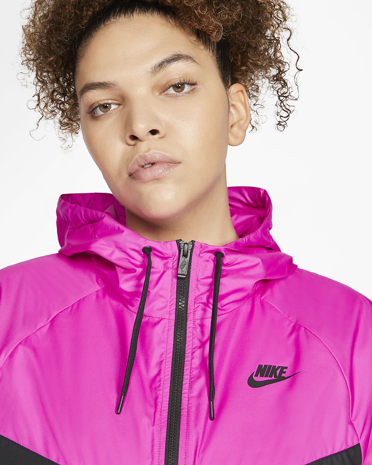 plus size nike lace up hoodie