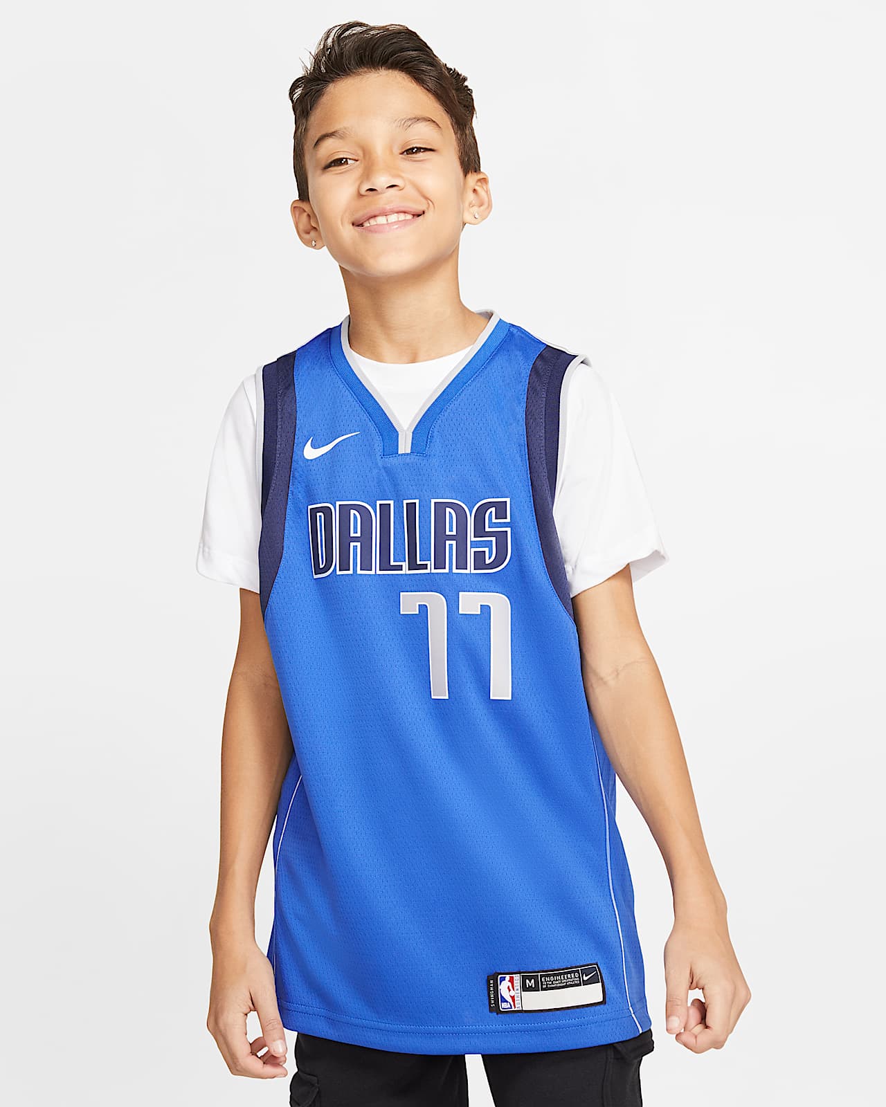 Mavericks Icon Edition Nike NBA Swingman-Trikot für ältere Kinder