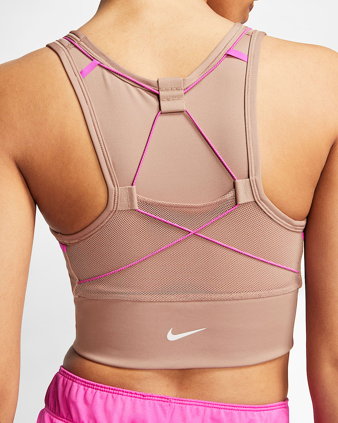 swoosh pocket sports bra