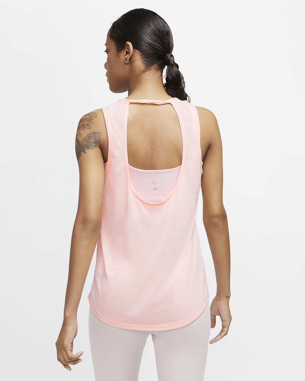 nike flow cut out tank