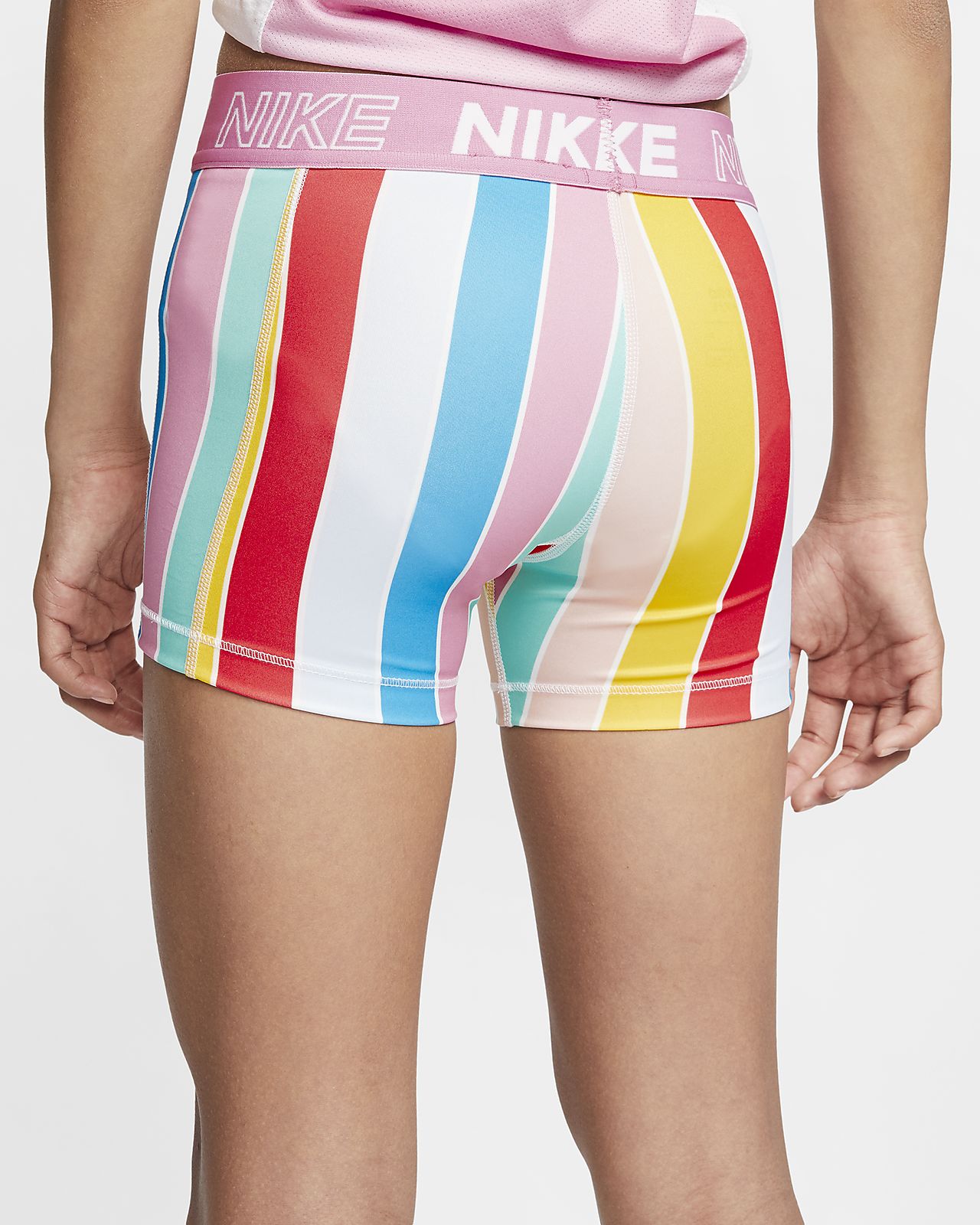 colorful nike biker shorts