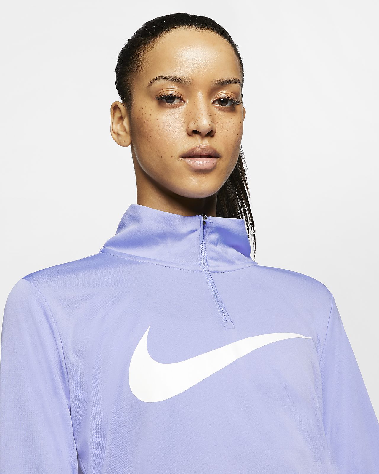 nike running quarter zip womens