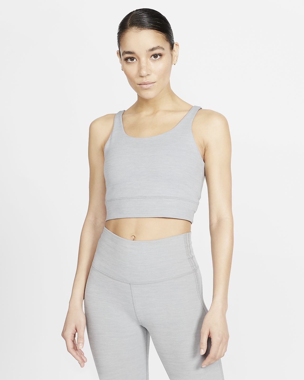 nike cropped workout top