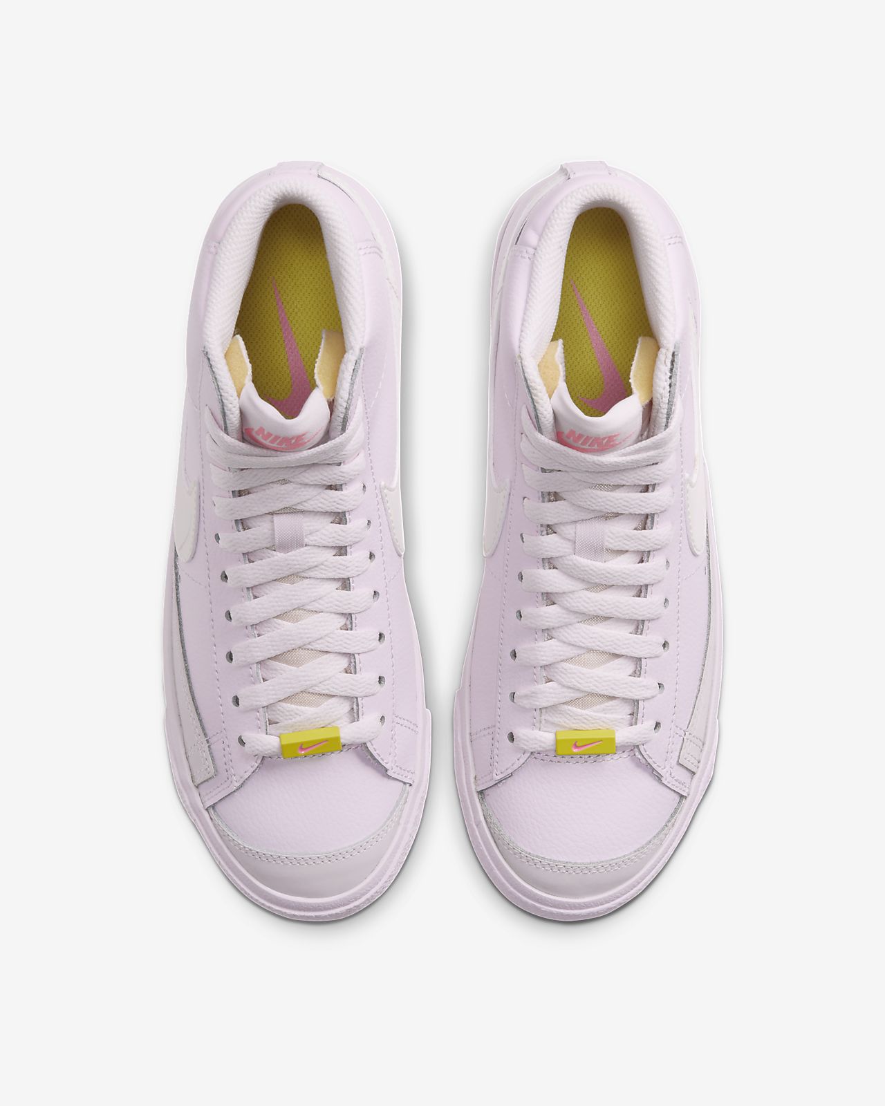 nike blazer mid femme jaune