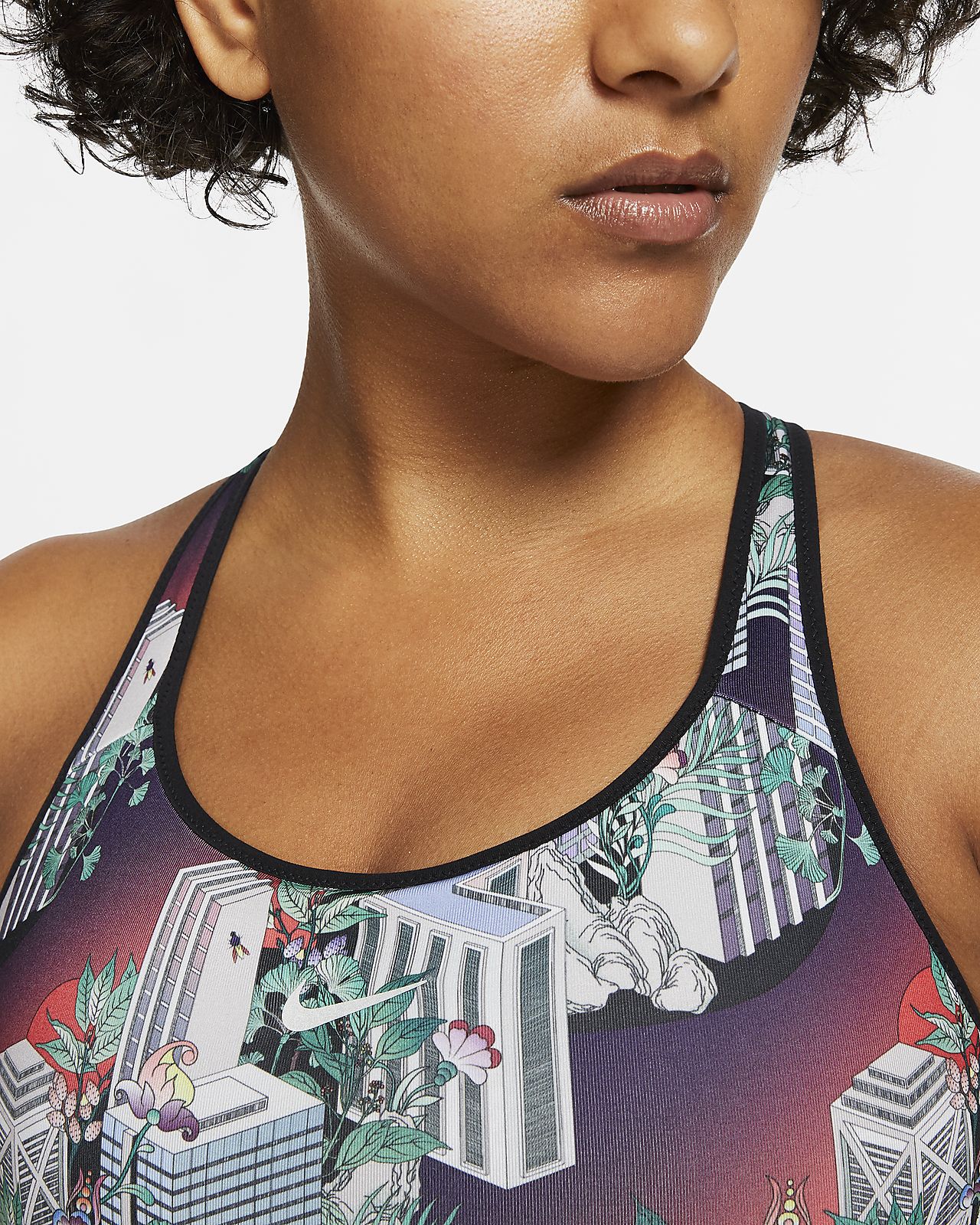 nike high impact strappy sports bra