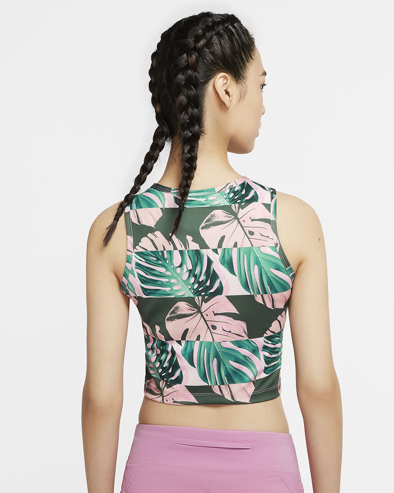 nike womens running crop top