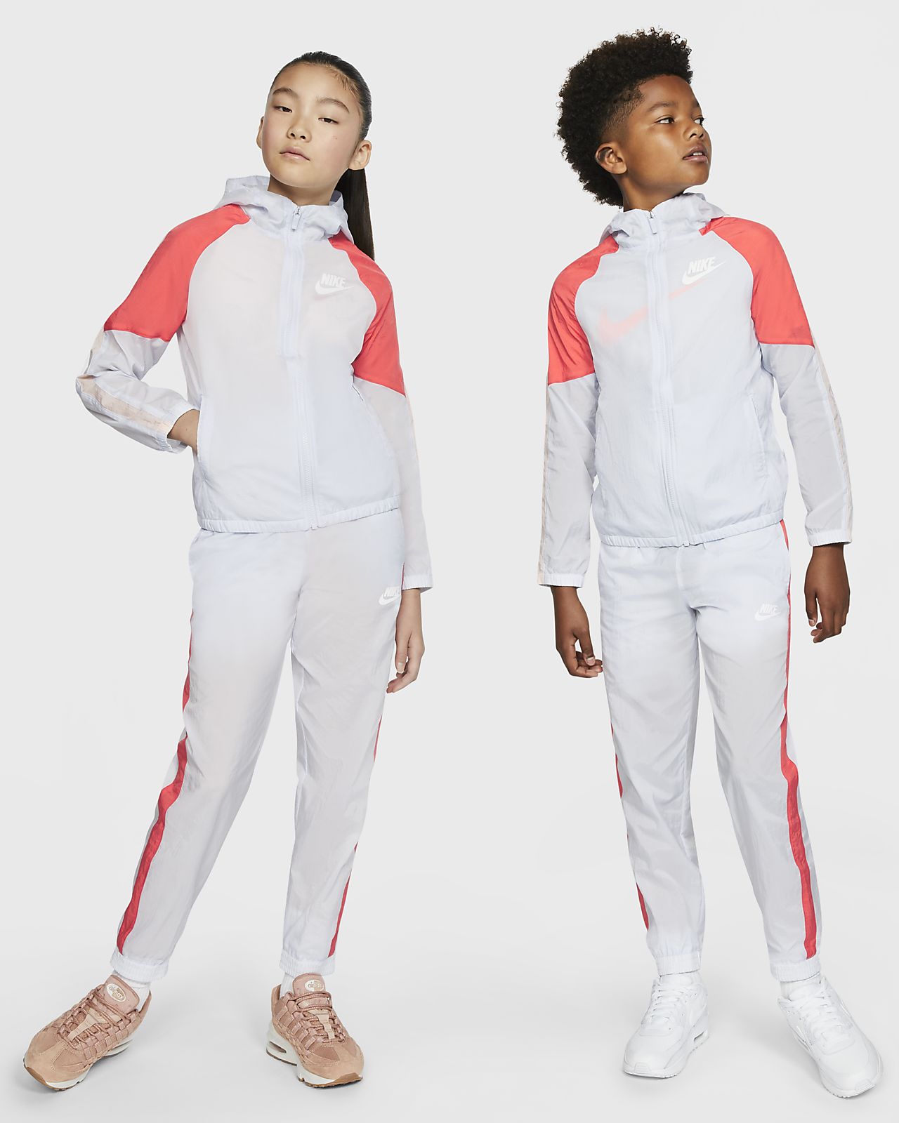 Nike Sportswear Older Kids' Woven Tracksuit. Nike NZ