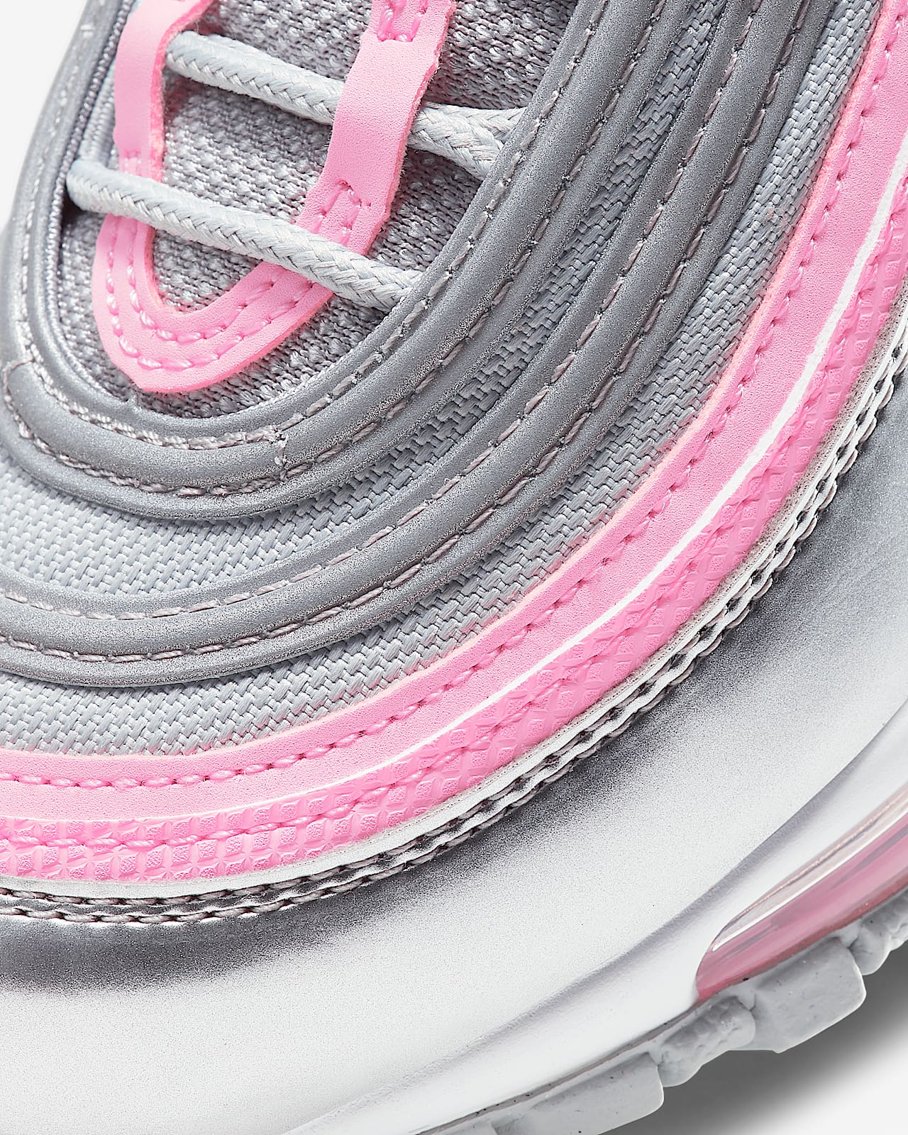pink and gray air max 97