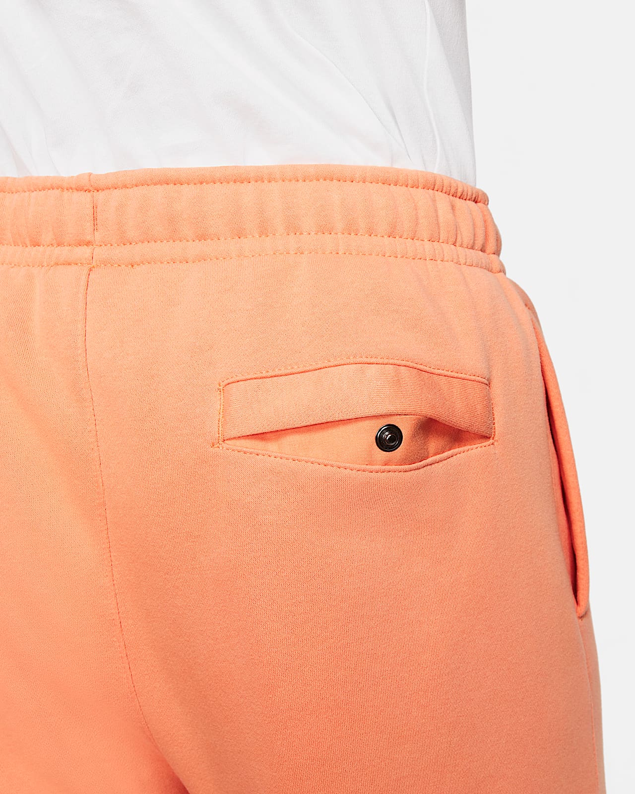 nike club jogger orange trance