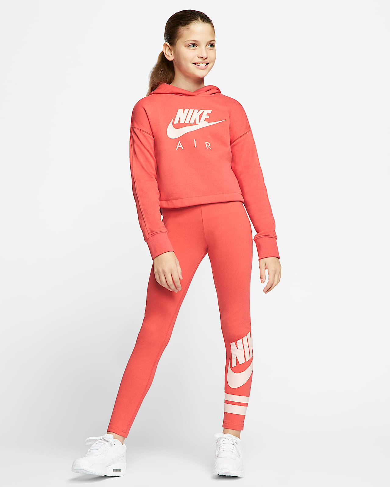 nike leggings and hoodie