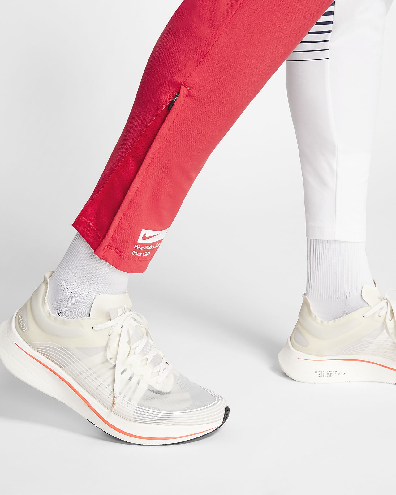 nike track pants red