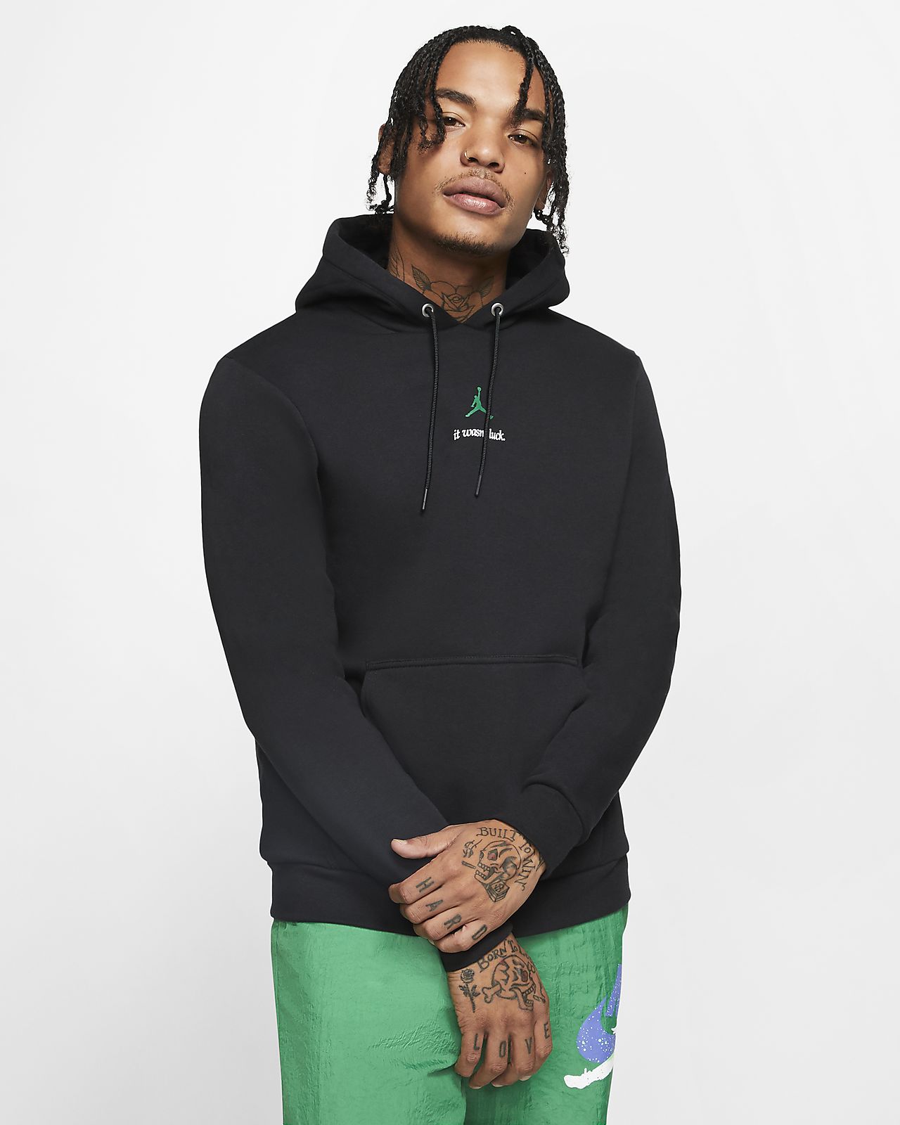 nike archive green graphic logo sweatshirt