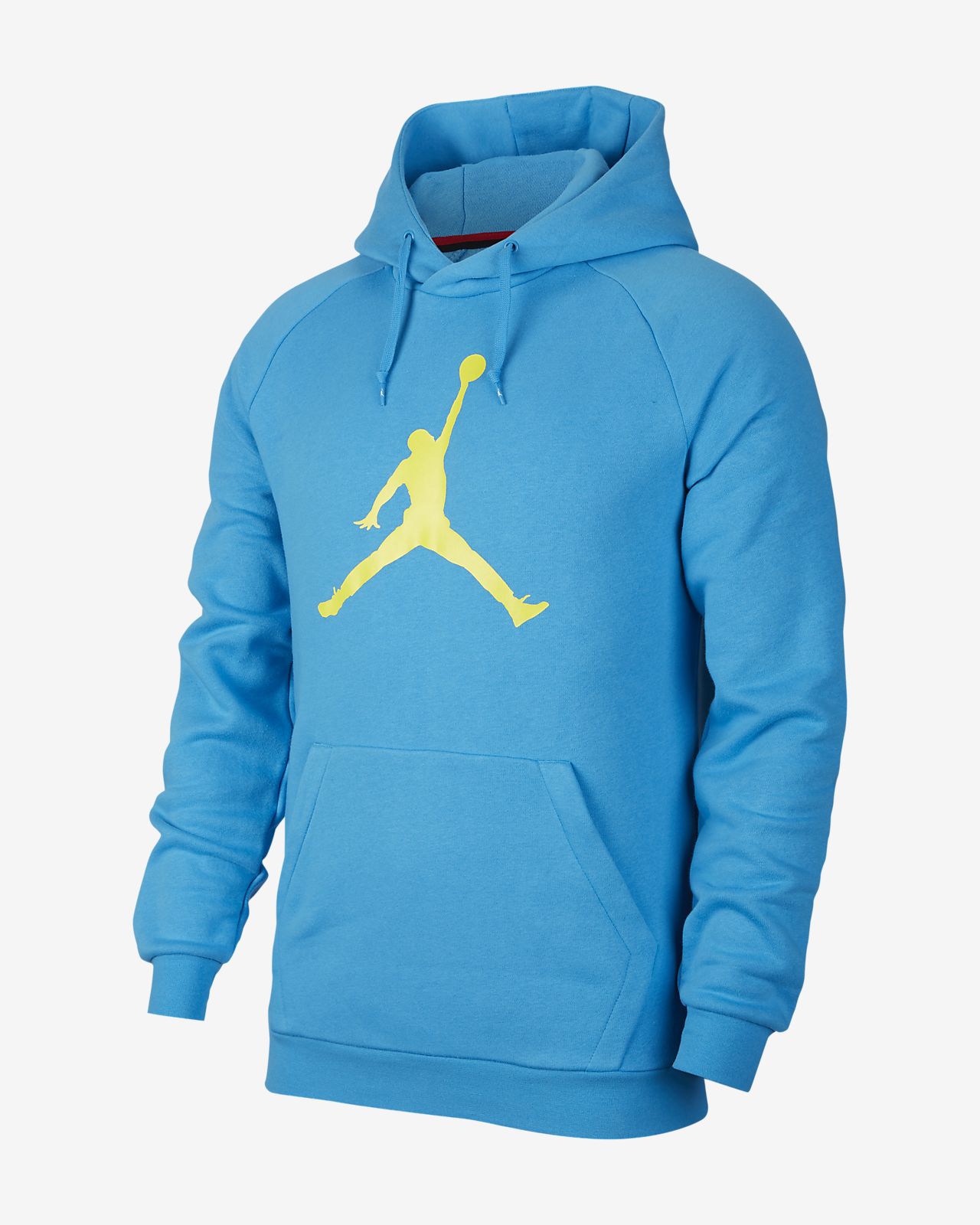 Jordan Jumpman Logo Men's Fleece Pullover Hoodie. Nike ID