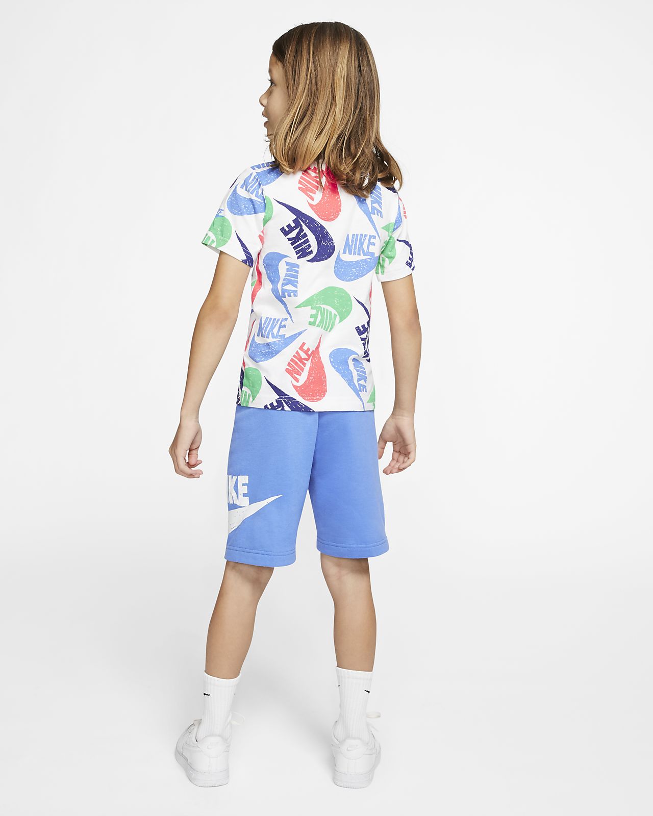 kids nike short set