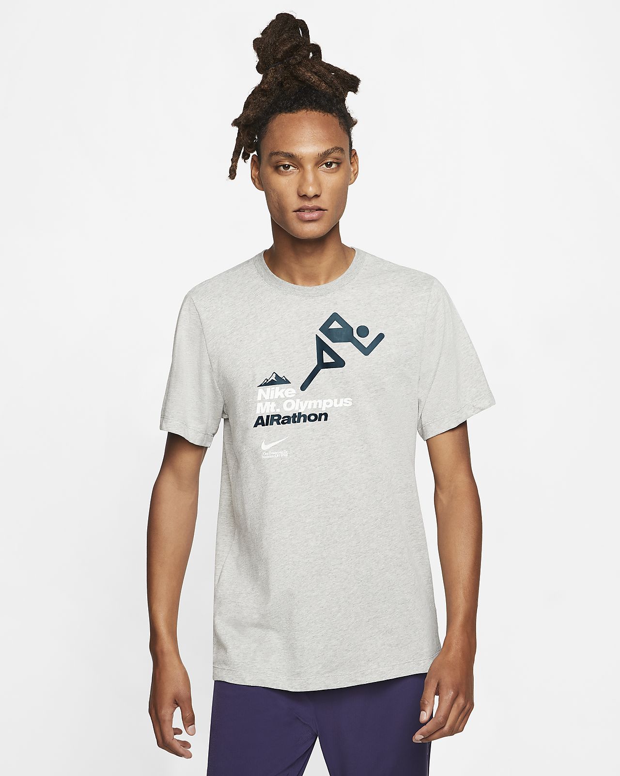 nike dri fit grey t shirt