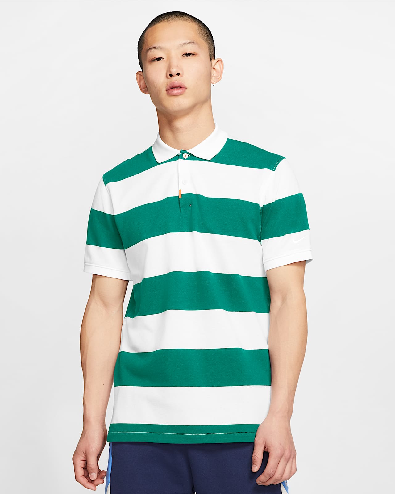 nike sb striped polo