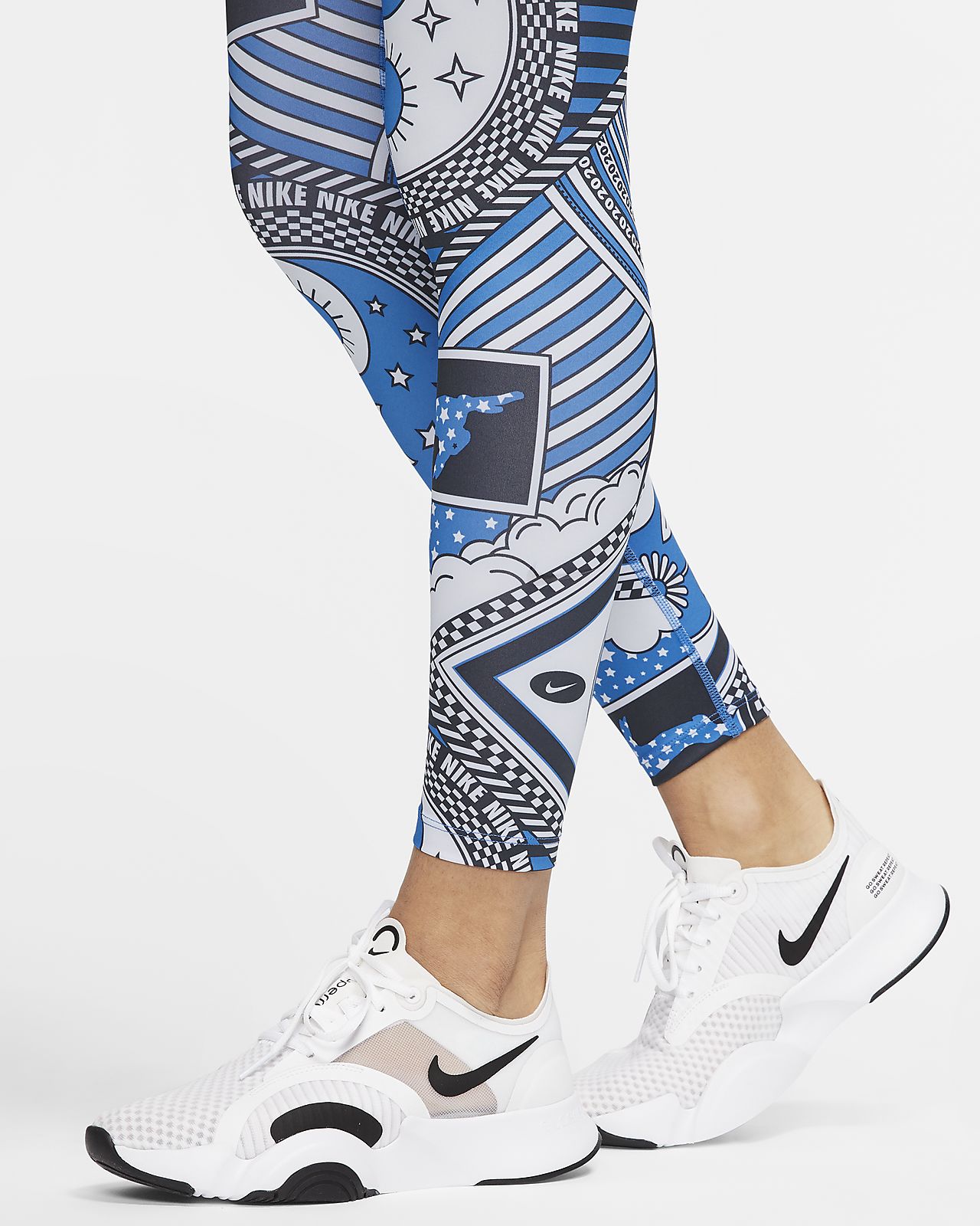 nike one printed tights