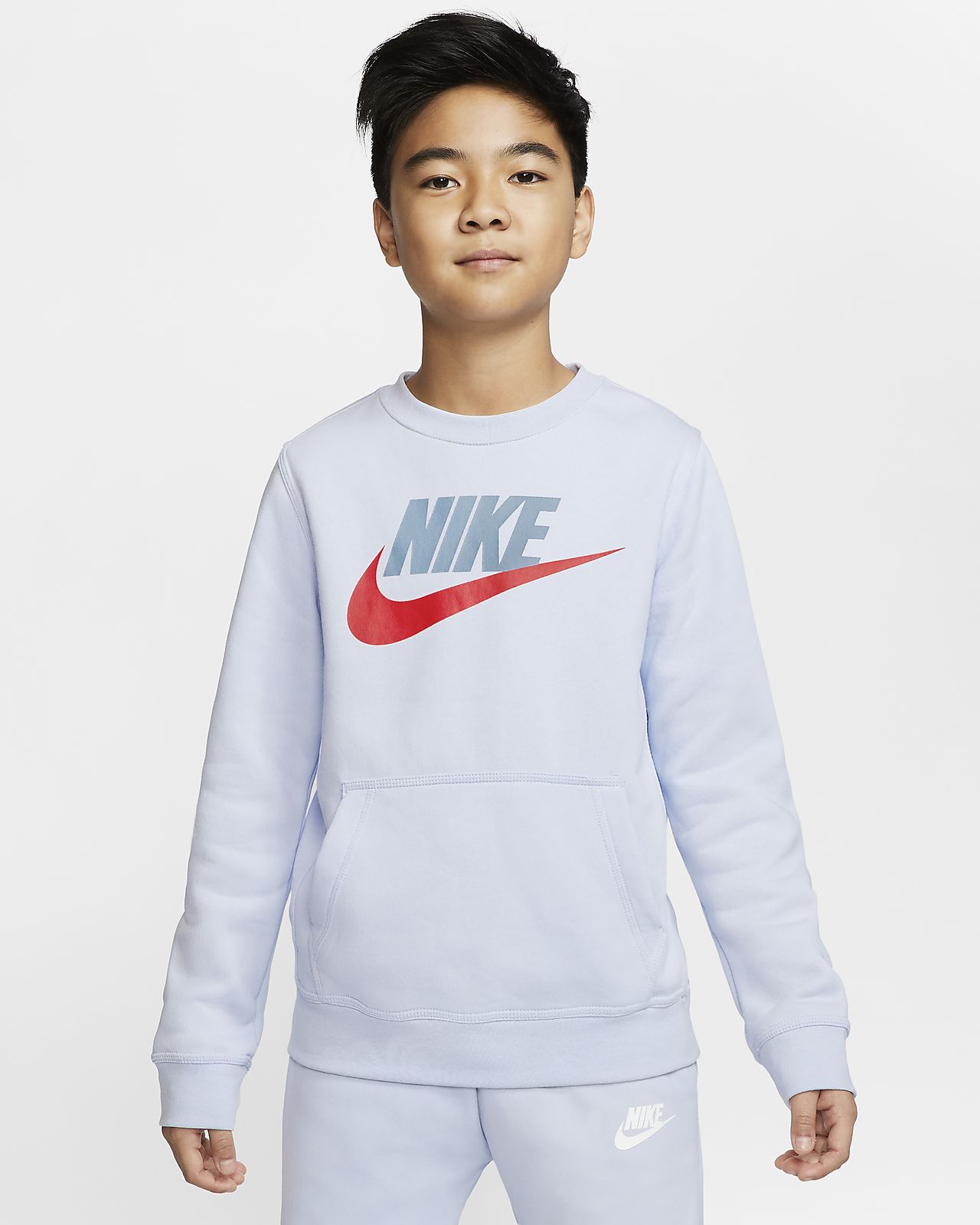 nike obsidian club fleece crew