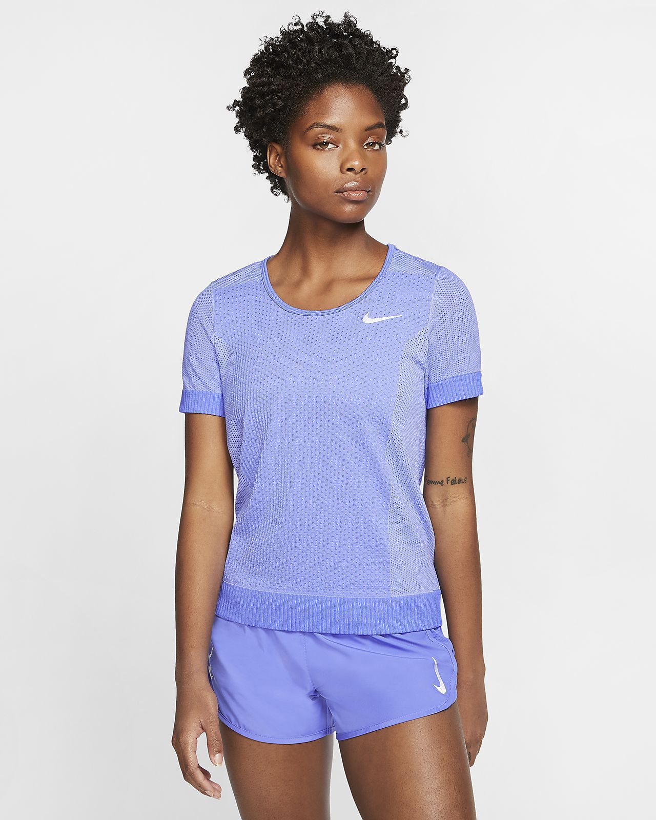 nike women's short sleeve running top